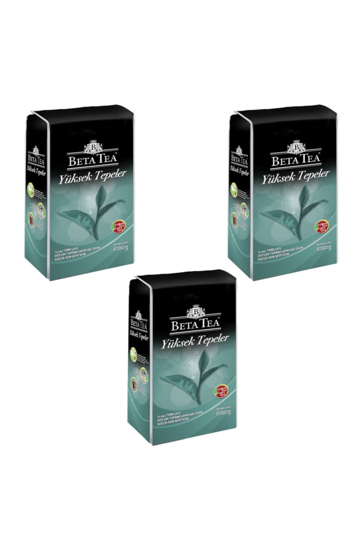 Beta Tea Beta Yüksek Tepeler Dökme Çay 1 Kg X 3 Adet