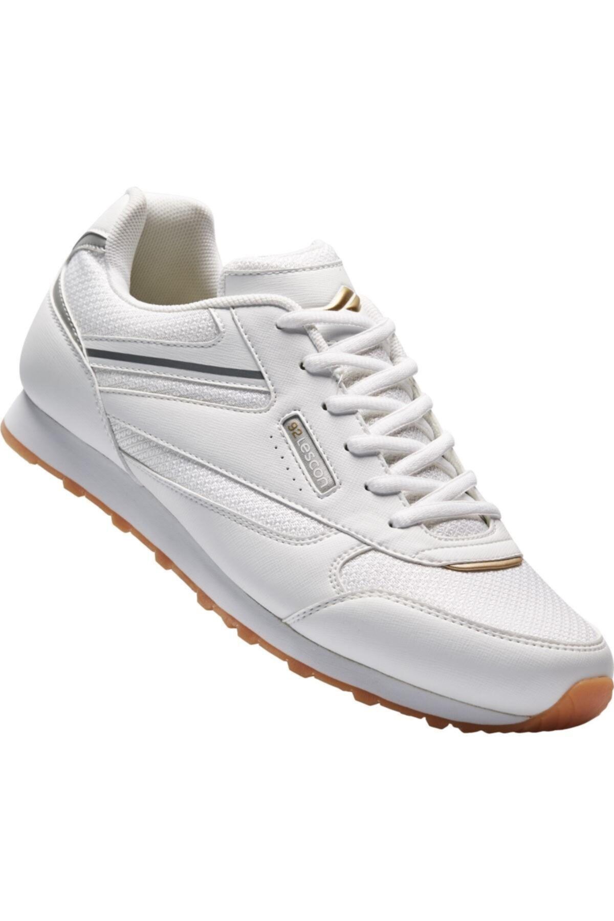 Lescon Beyaz - L-6528 Erkek Sneaker Ayakkabı