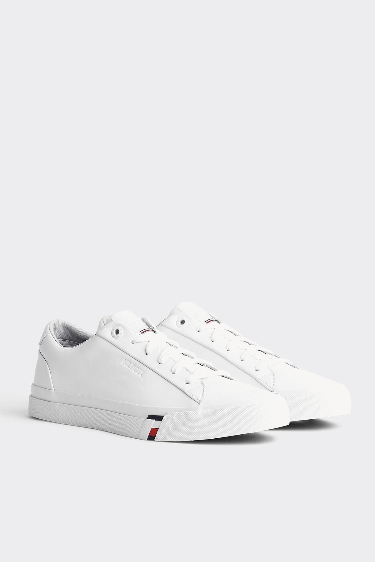 tommy hilfiger corporate leather sneaker fm0fm02672bds
