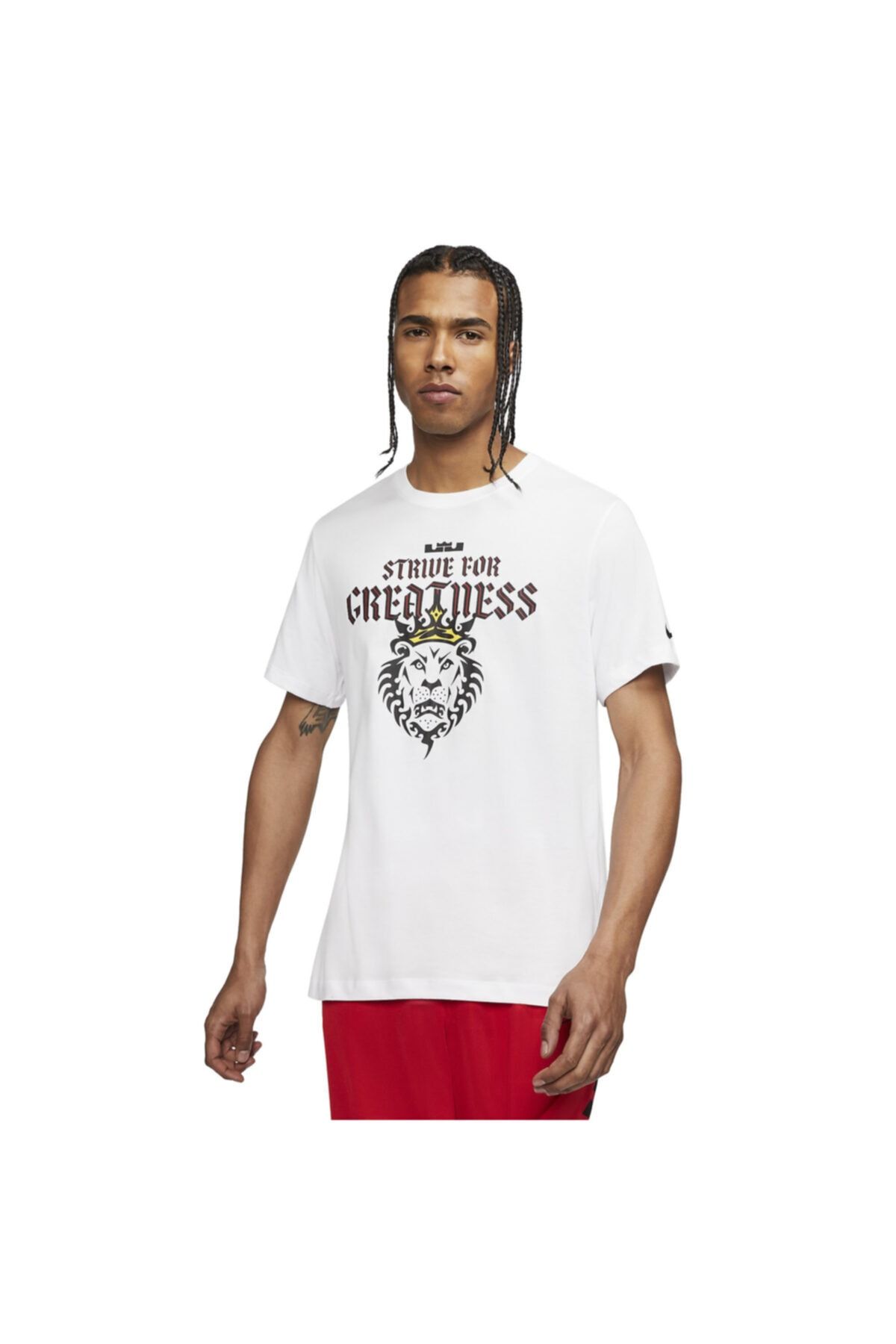 Nike Nıke Df Lebron Strıve For Greatness Basketball Erkek Tişört Cd1320-100