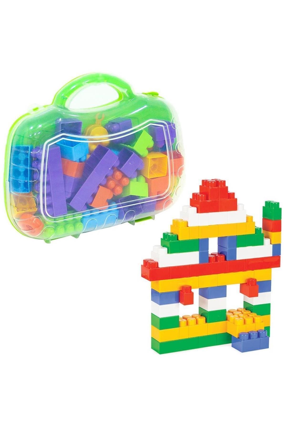 Genel Markalar 36 Parça Çantalı Renkli Bloklar Çocuk Eğitici Oyuncak