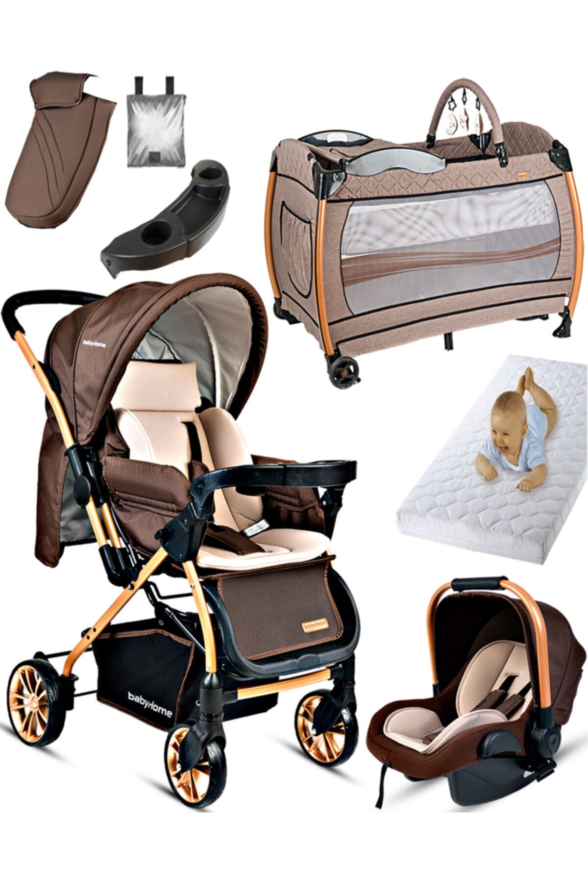 Baby Home 790 Urbo Sistem Bebek Arabası 600 Oyun Parkı Yatak Beşik
