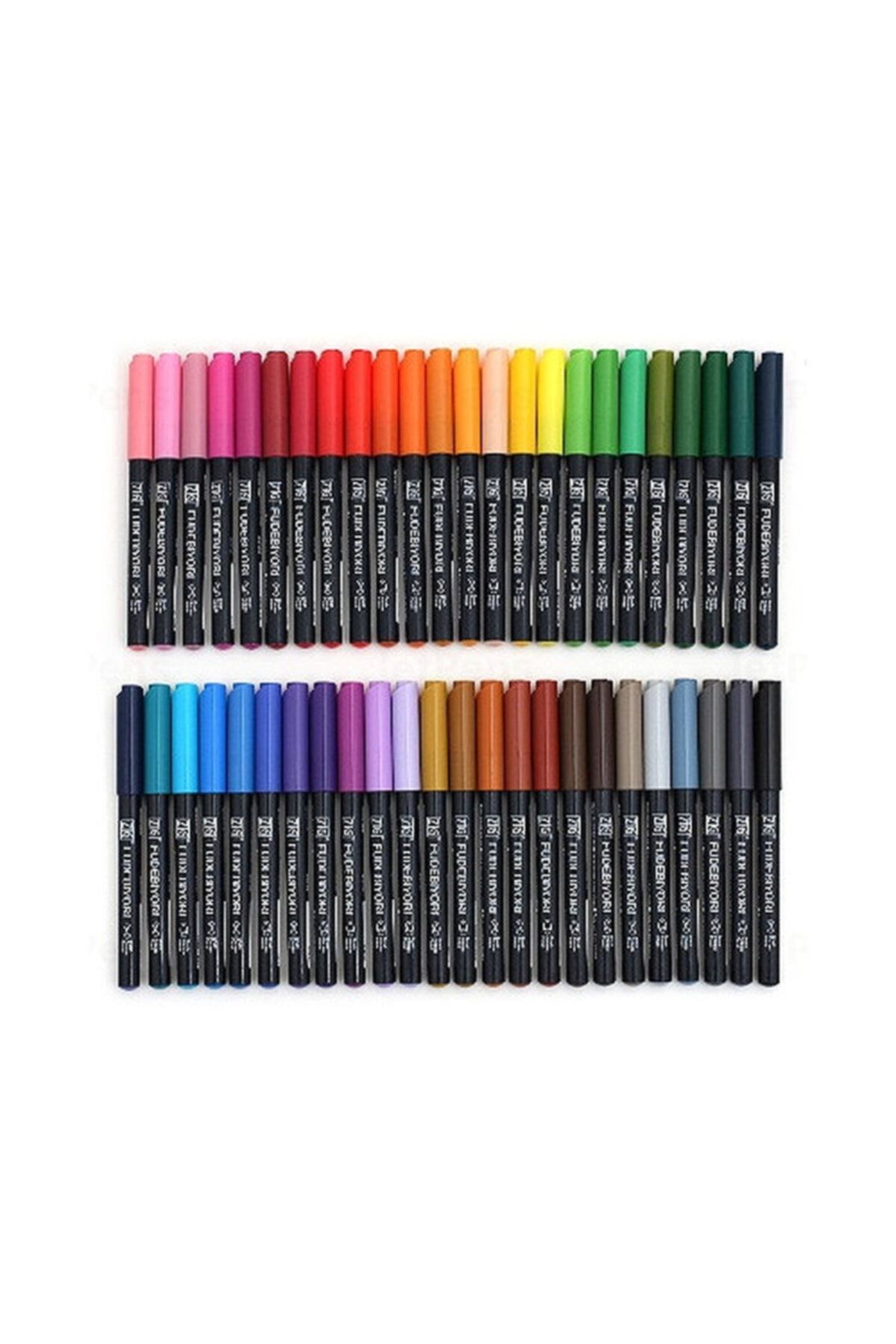 Zig Fudebiyori Brush Pen Fırça Uçlu Kalem 48 Renk Set