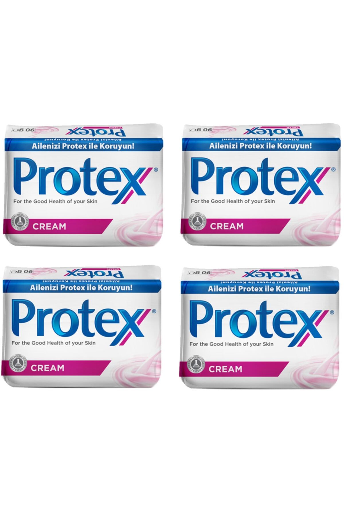 Protex Katı Sabun Cream 90 gr 4 Adet