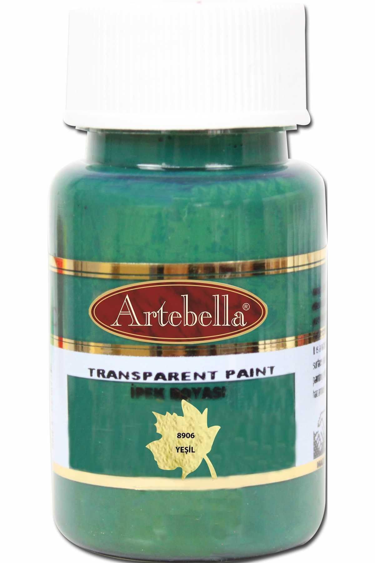Artebella Transparan Ipek Boyası 890650 Yeşil 50 Ml