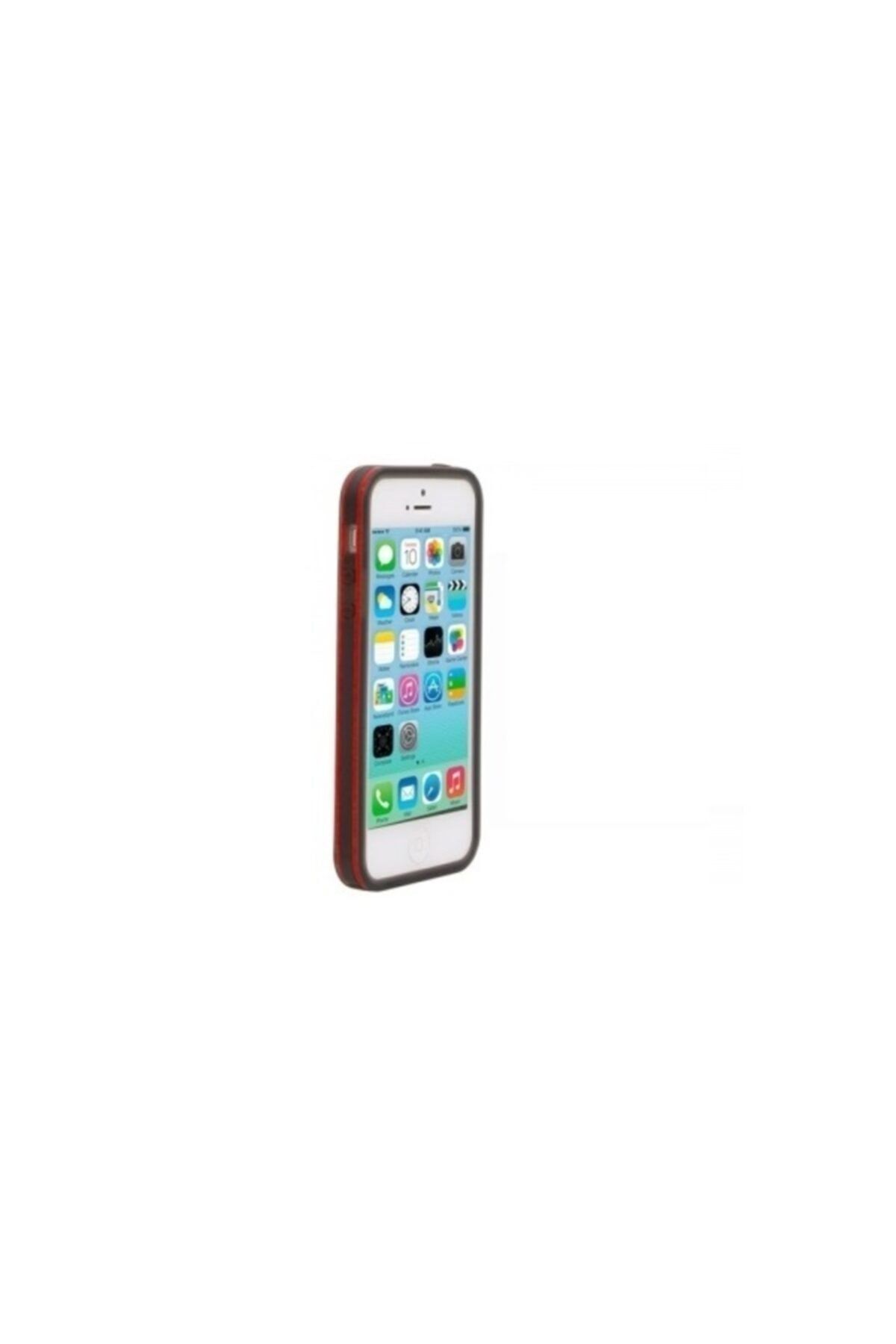 Addison Ip-620 Siyah/kırmızı Iphone 5 Şeffaf Kılıf