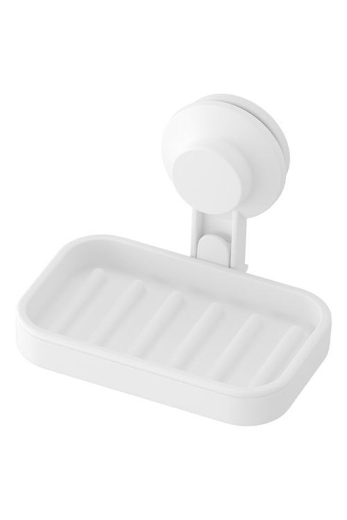 IKEA Beyaz Vantuzlu Banyo Sabunluğu
