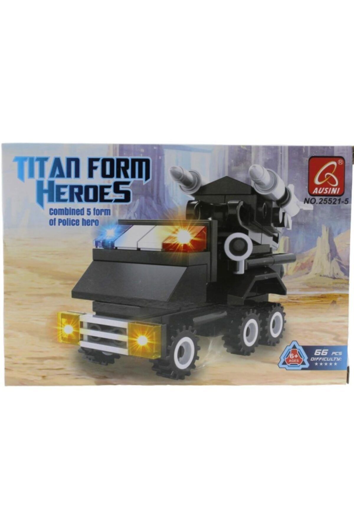 Ausini Lego Heros Titan Polis Uçaksavar Set