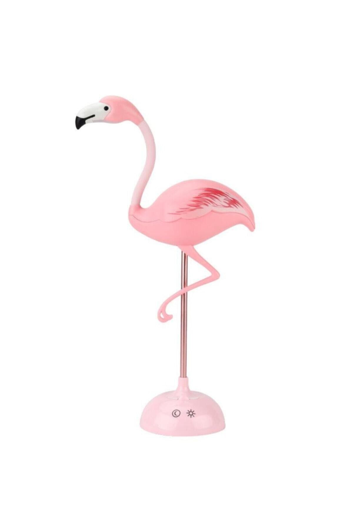 Bun Design Flamingo Gece Lambası Dokunmatik Şarjlı