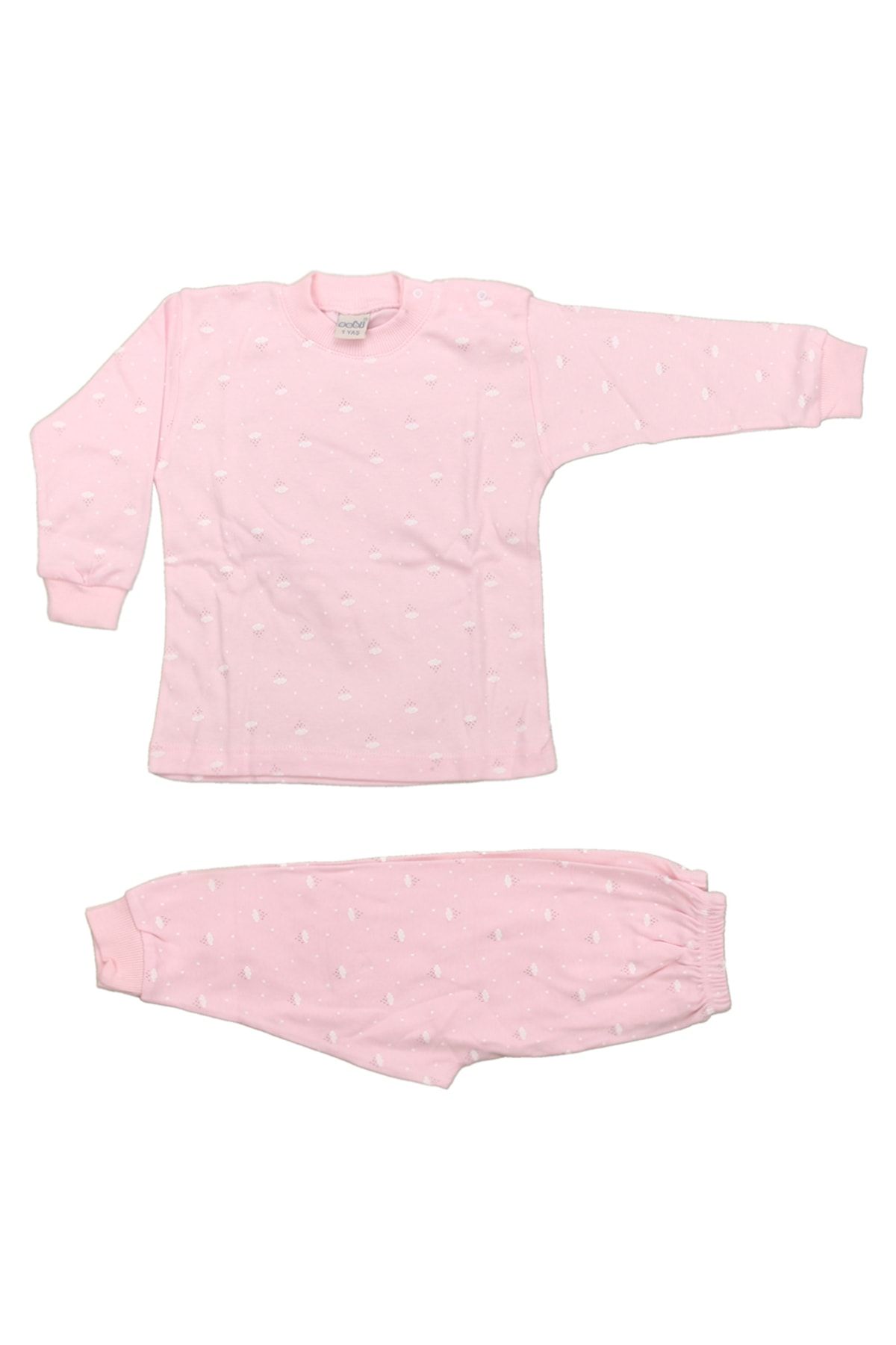 Sebi Bebe Bebek Pijama Takımı Desenli Bulut