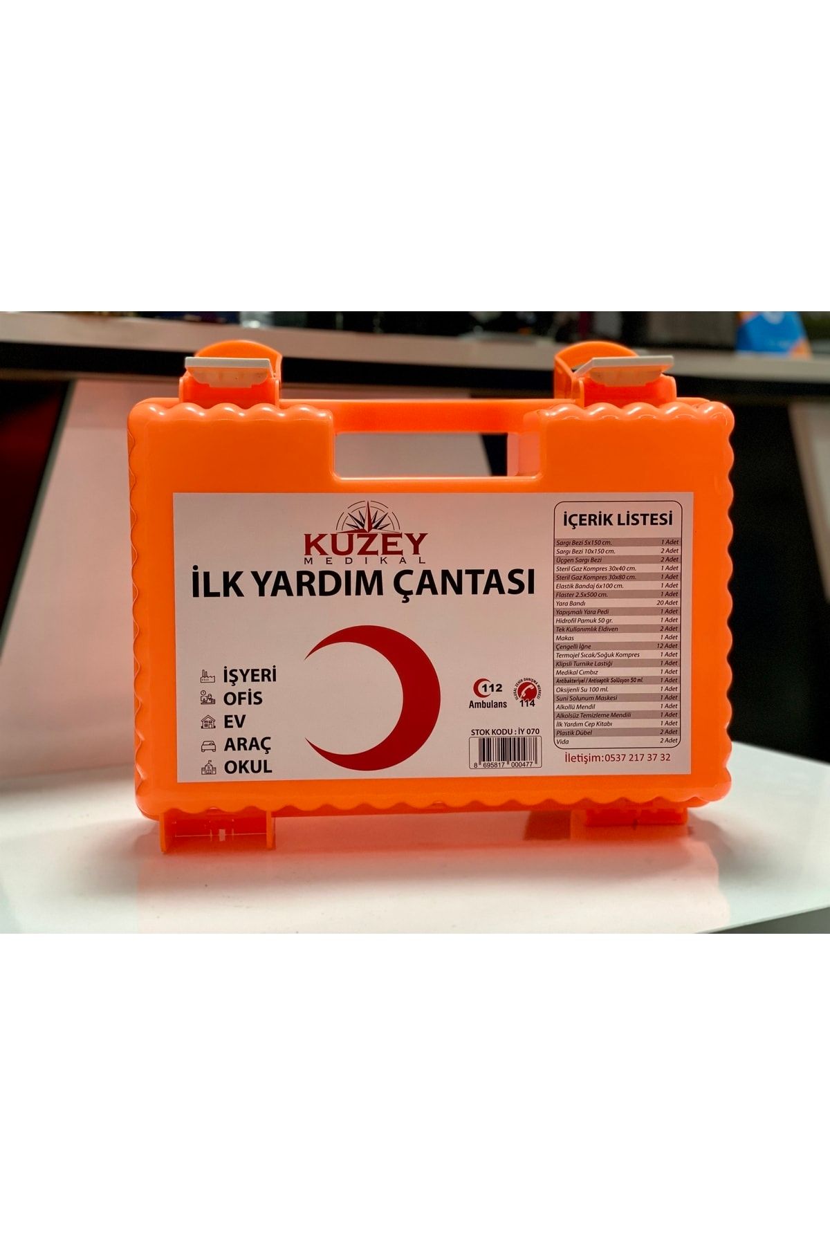 Kuzey Medikal Ilk Yardım Çantası Ecza Dolabı
