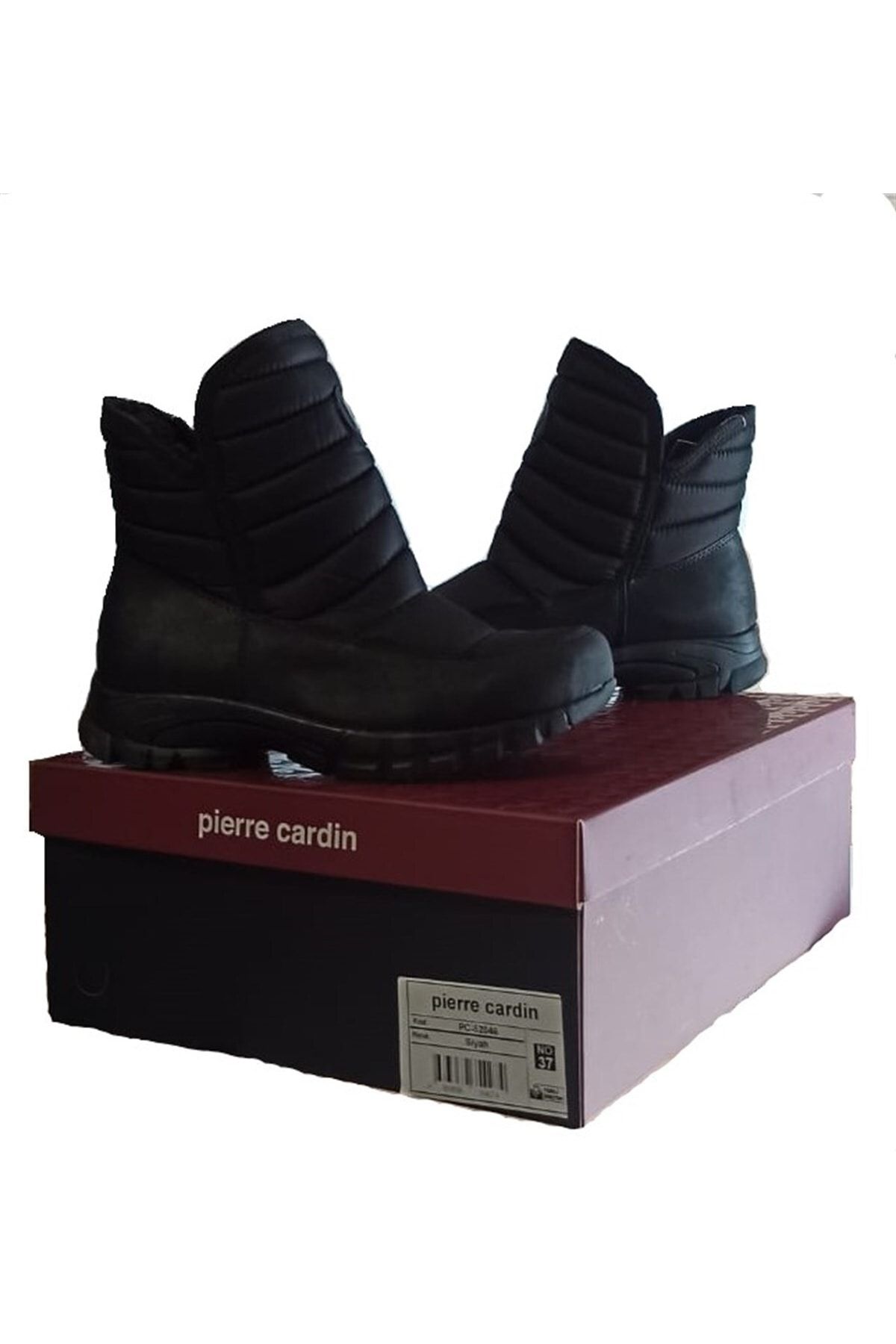 Pierre Cardin Anorak Içi Kürklü Günlük Yarım Bot Siyah Pc-52046 V2
