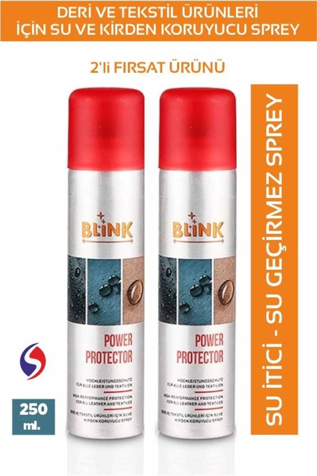 Blink Power Protector Su Itici Su Geçirmezlik Spreyi 2 Adet 250 Ml