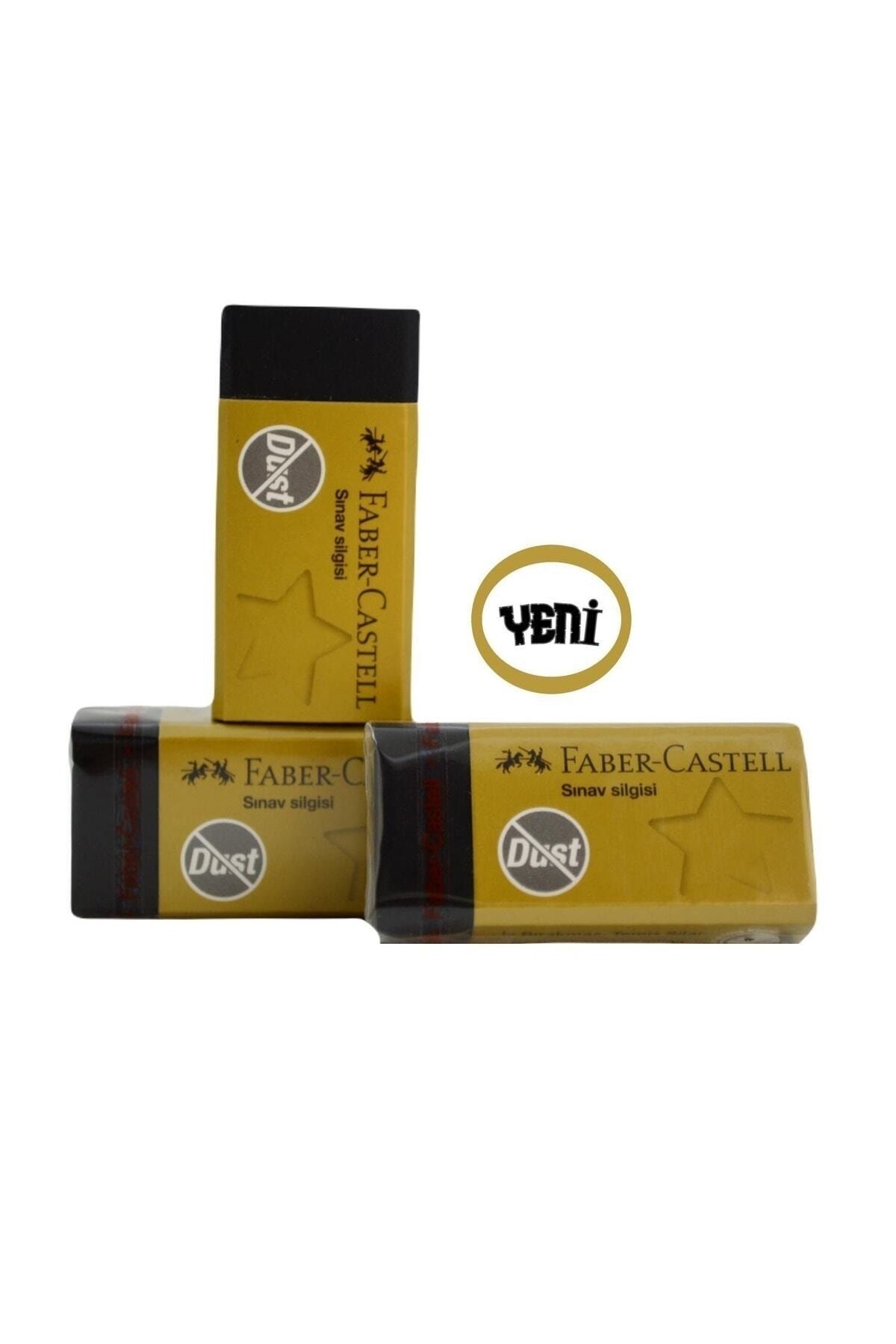 Faber Castell 3 Adet Gold Edition Dust Free Sınav Silgisi