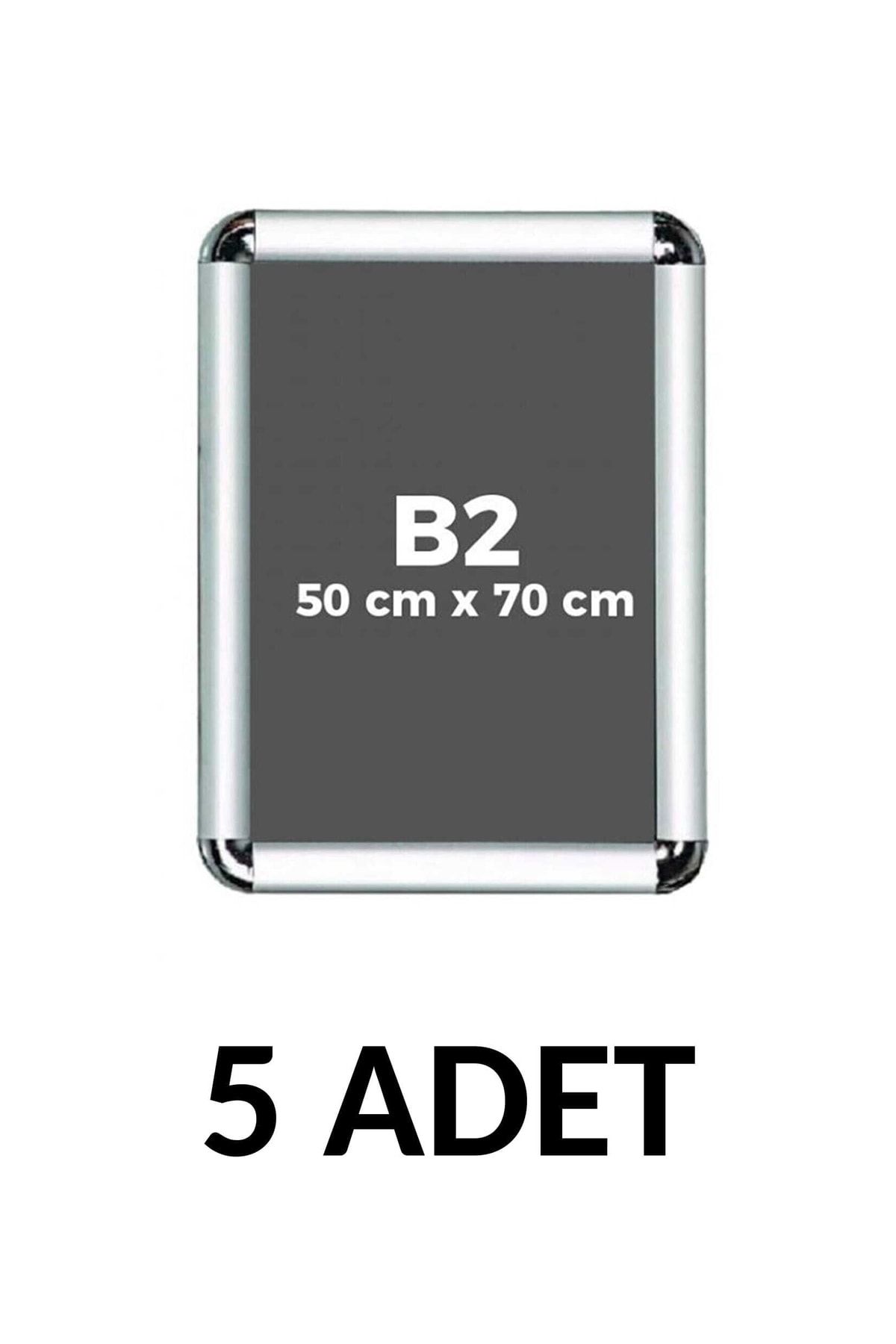 Noki 5 Adet 50x70 Cm (b2) Display Rondo Çerceve Köşeli 25 Mm