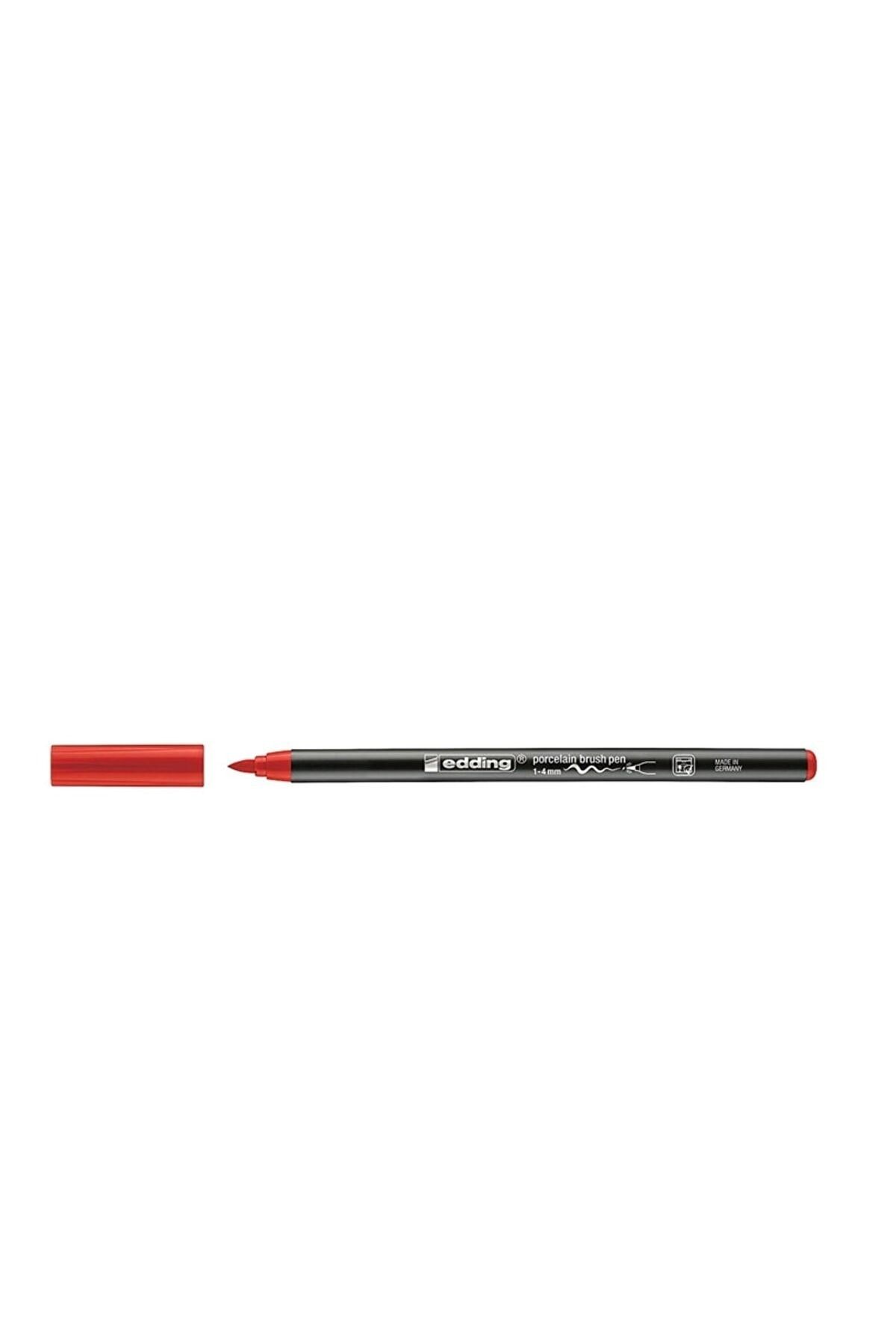 Edding 4200 Porselen Kalemi 1-4mm Kırmızı