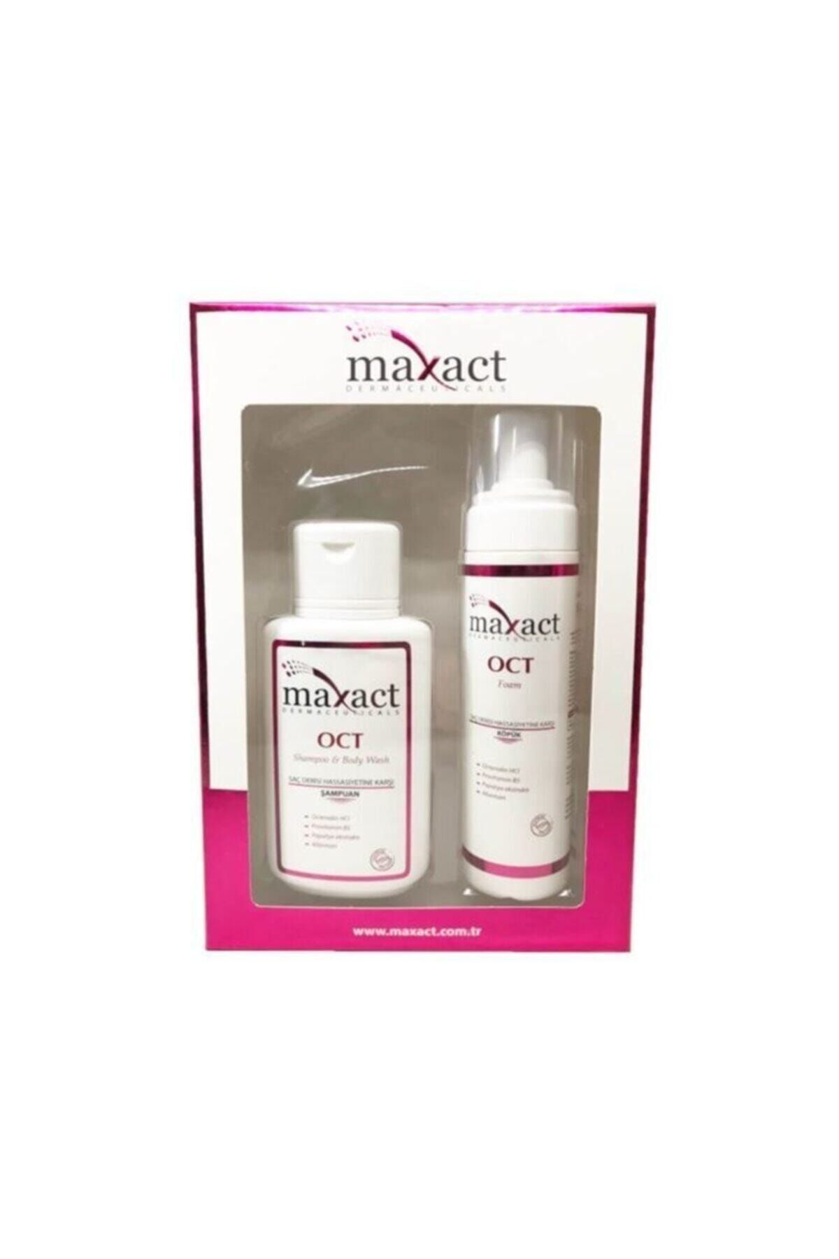 Maxact Oct Shampoo 250ml & Oct Foam 200ml Kofre
