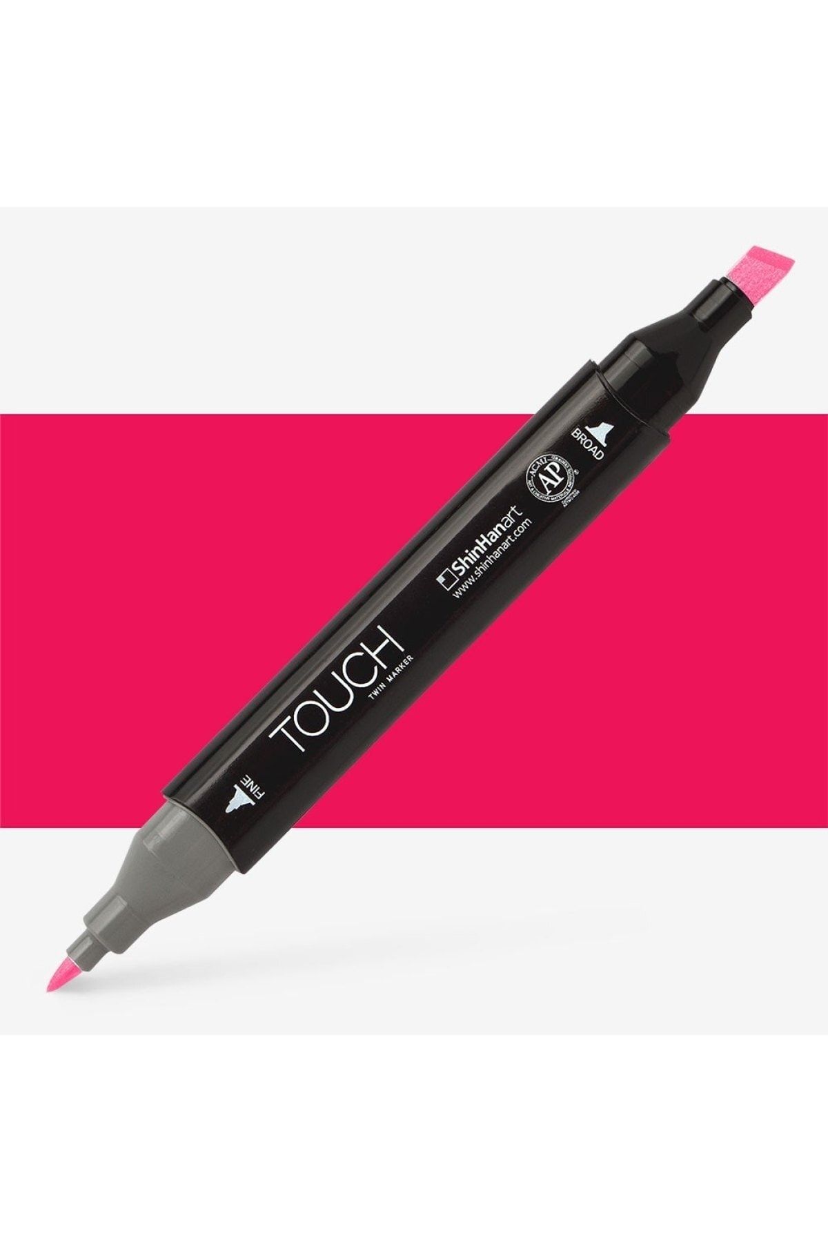 Shinhan Art Touch Twin Marker Pen : Çift Uçlu Marker Kalemi : Deep Red : R10