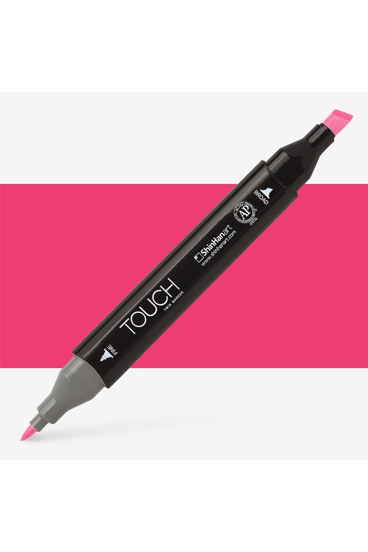 Shinhan Art Touch Twin Marker Pen : Çift Uçlu Marker Kalemi : Cherry Pınk : R5