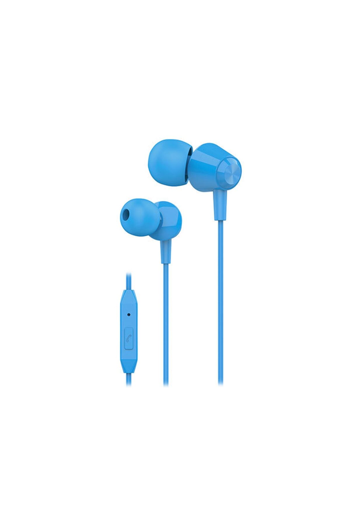 S-Link Sl-ku160 Mobil Telefon Uyumlu Mavi Kulak Içi Mikrofonlu Kulaklık Cep Telefonu Kulaklığı