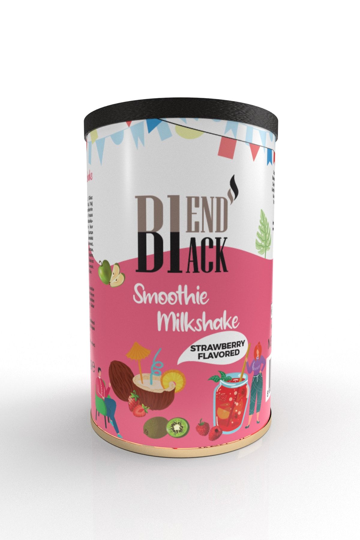 Blendblack Smoothie/milkshake Strawberry Flavored 500gr Teneke Kutu