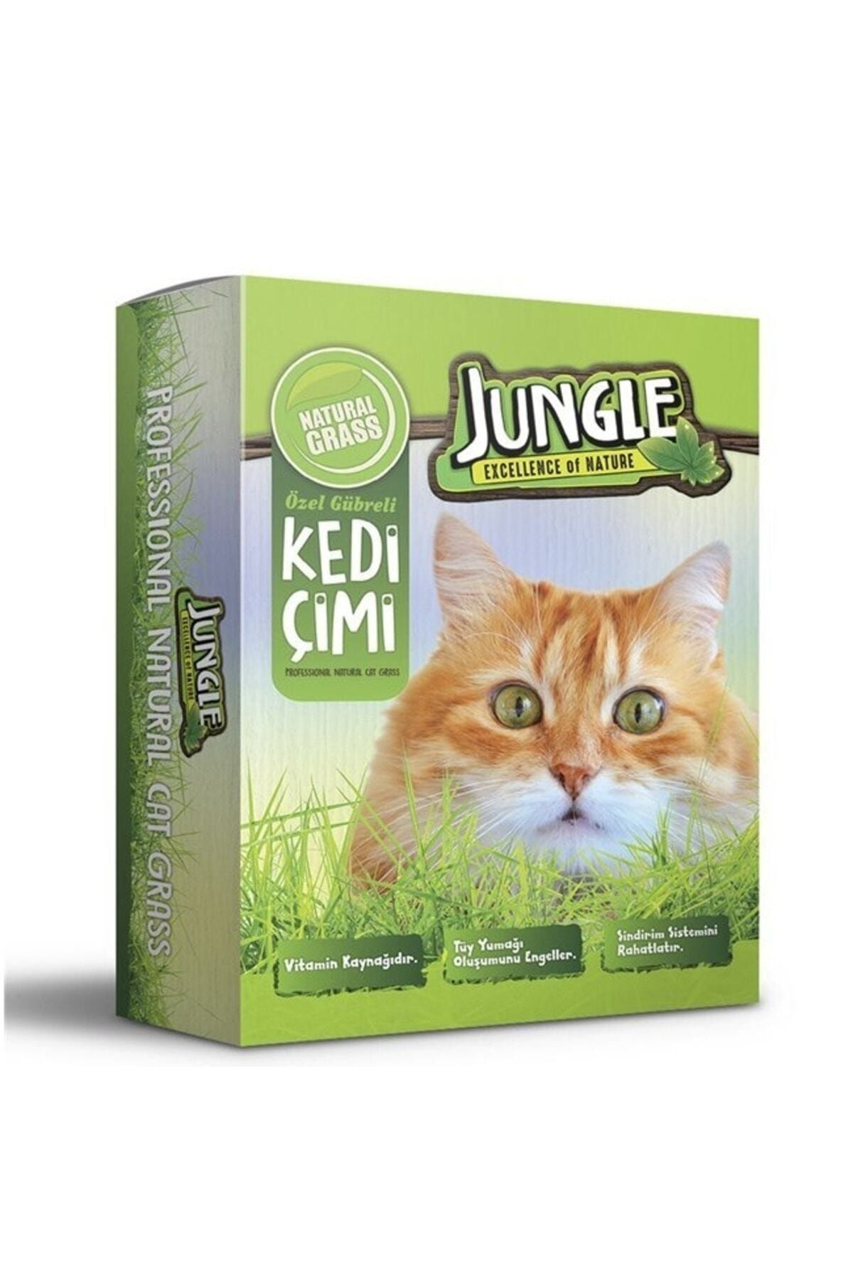 Jungle Kedi Çimi Seti