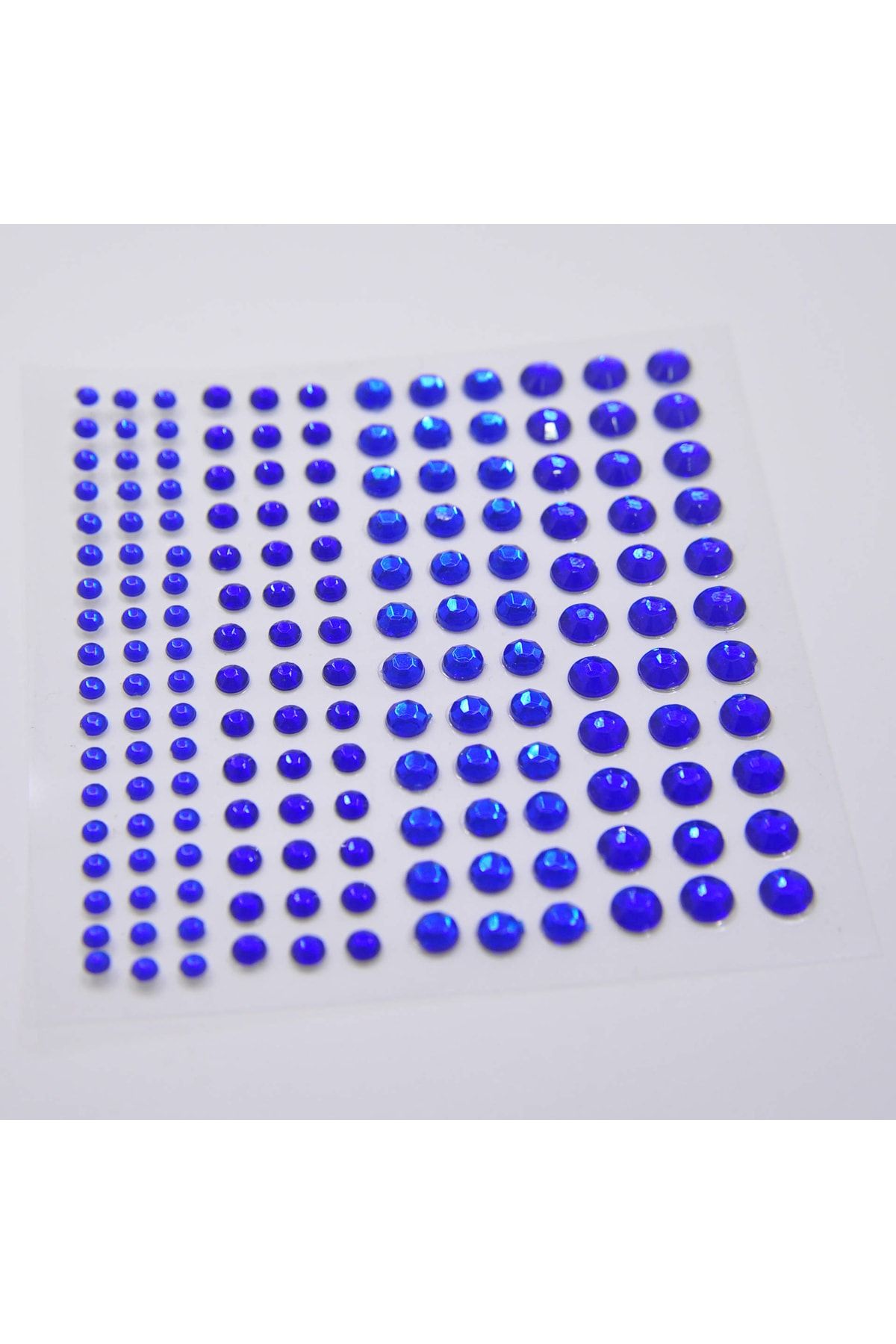 HELİTALYA Saks Mavi Yüz Taşı Parıltılı Tırnak Çıplak Vücut Takı Kendinden Yapışkanlı 2,3,4,5,6mm 165 Adet