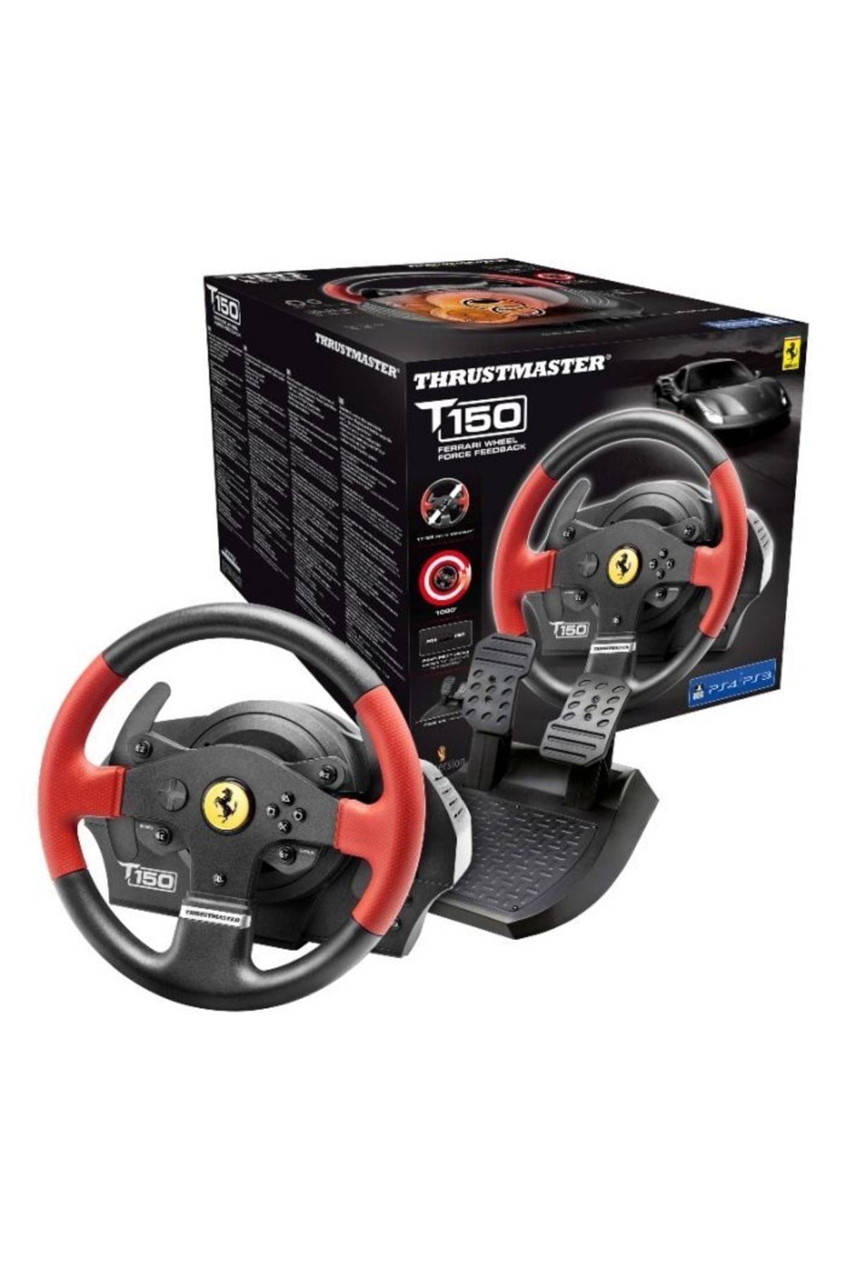 Thrustmaster T150 Ferrari Wheel Force Feedback Yarış Direksiyonu (ps5,ps4,pc)