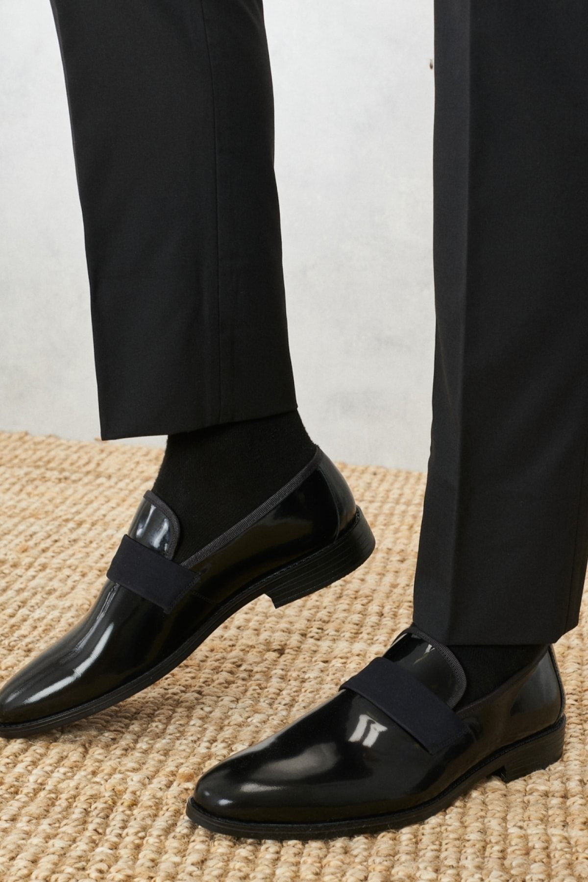 Altınyıldız Classics Erkek Siyah Klasik Rugan Ayakkabı
