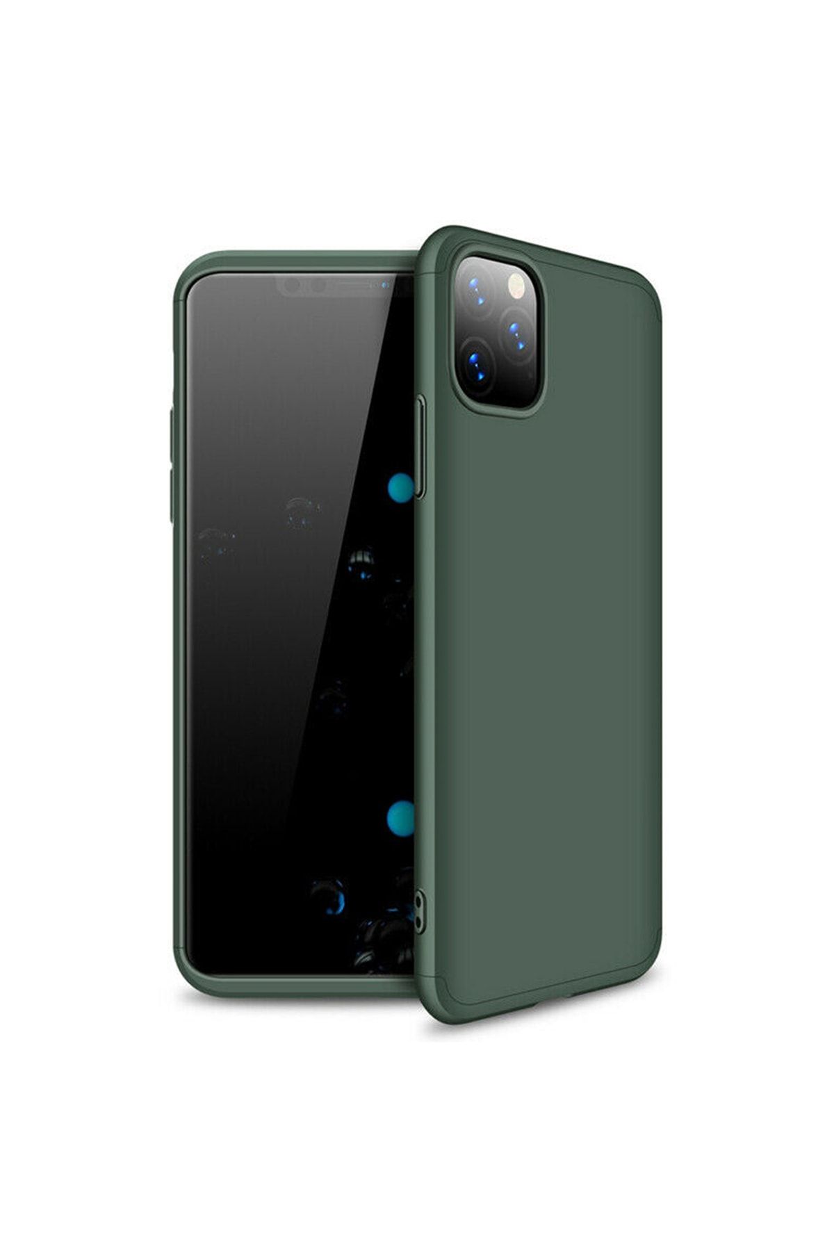Microsonic Iphone 11 Pro Max Kılıf Double Dip 360 Protective Yeşil