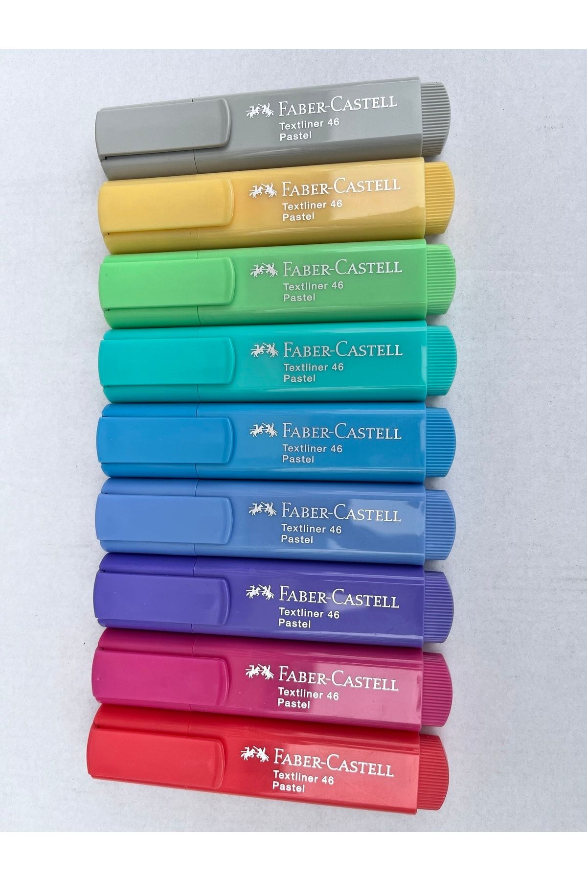 Faber Castell Textliner 46 Pastel Renkler 9’lu Kutusuz Set Yeni