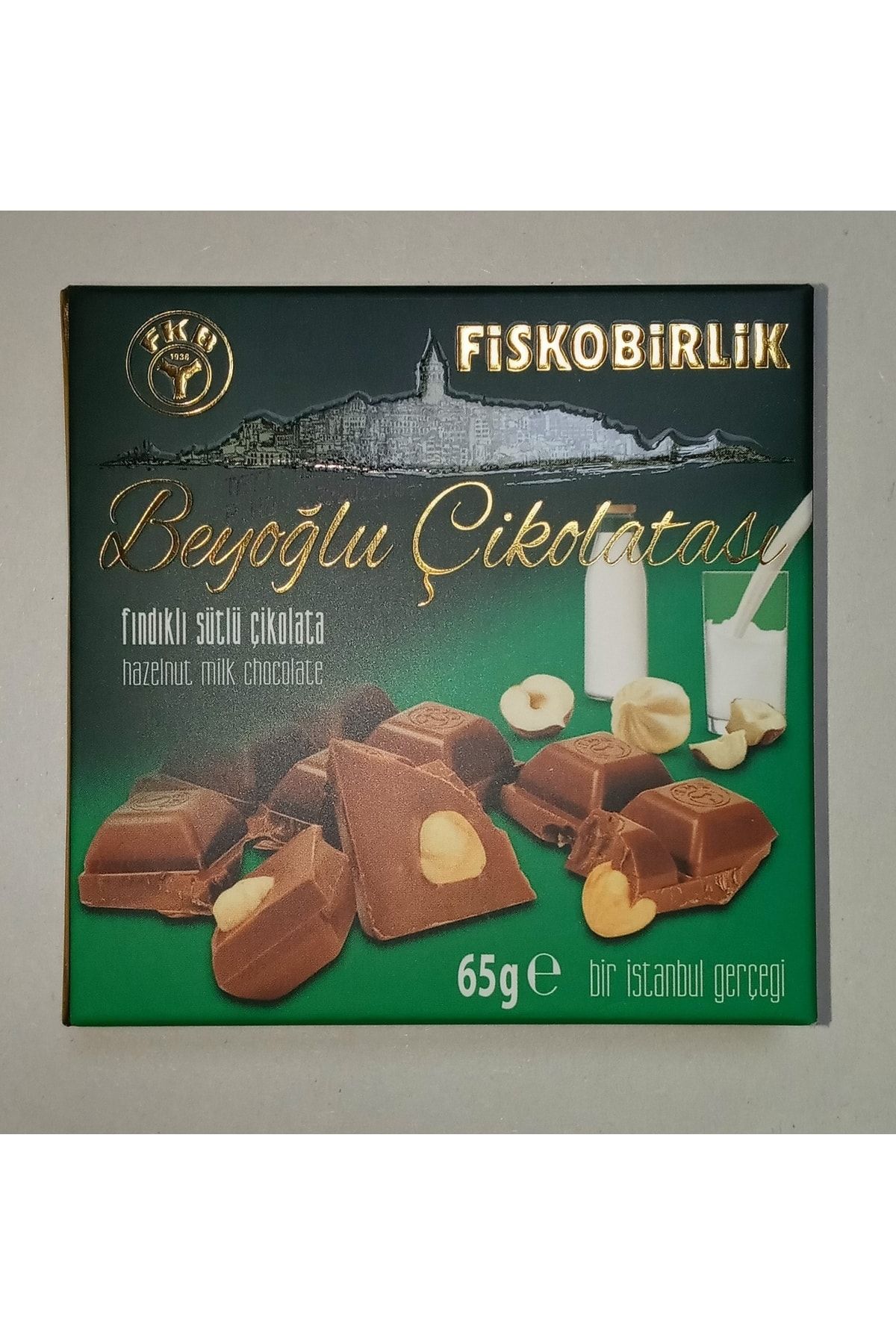 Fiskobirlik Beyoğlu Çikolatası (fındıklı Sütlü) 65 Gr