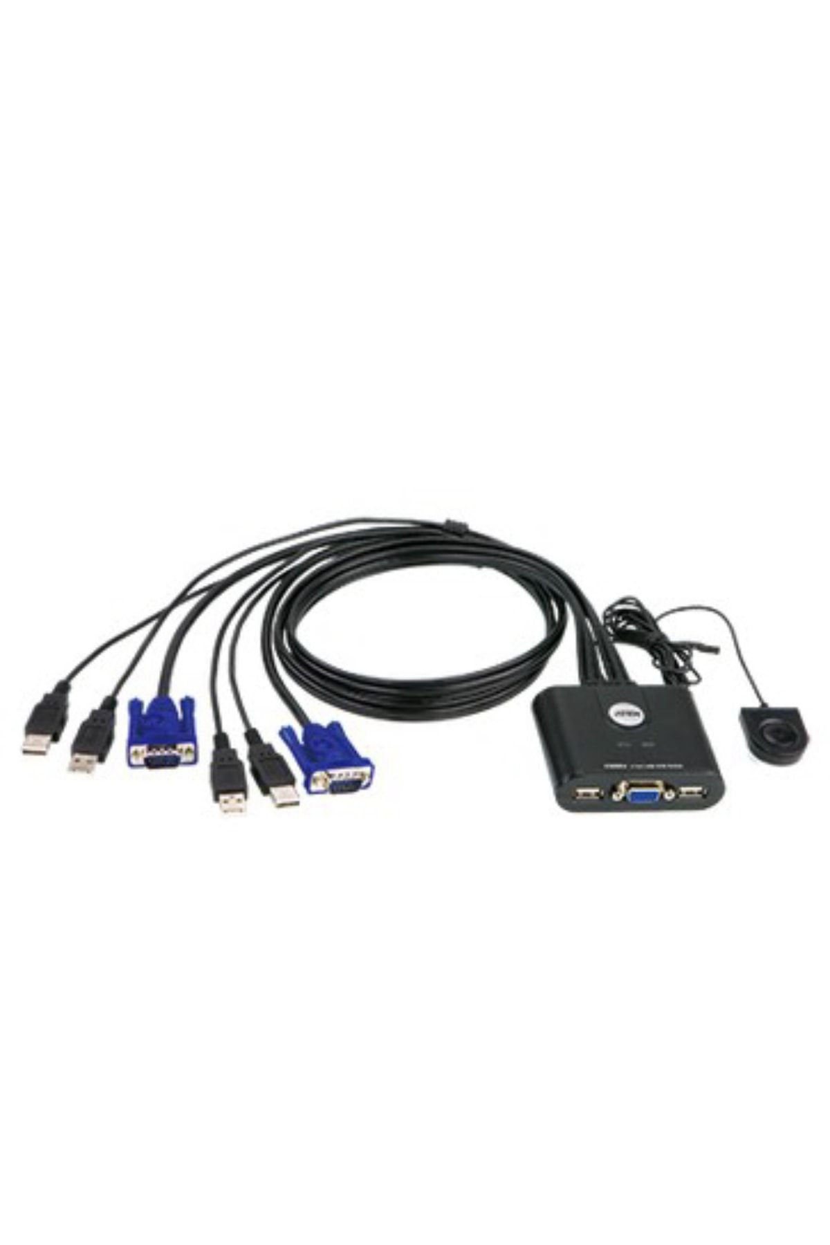 Genel Markalar Kvm Auto Switch Aten Cs22u 2 Port Usb Vga Kvm Switch