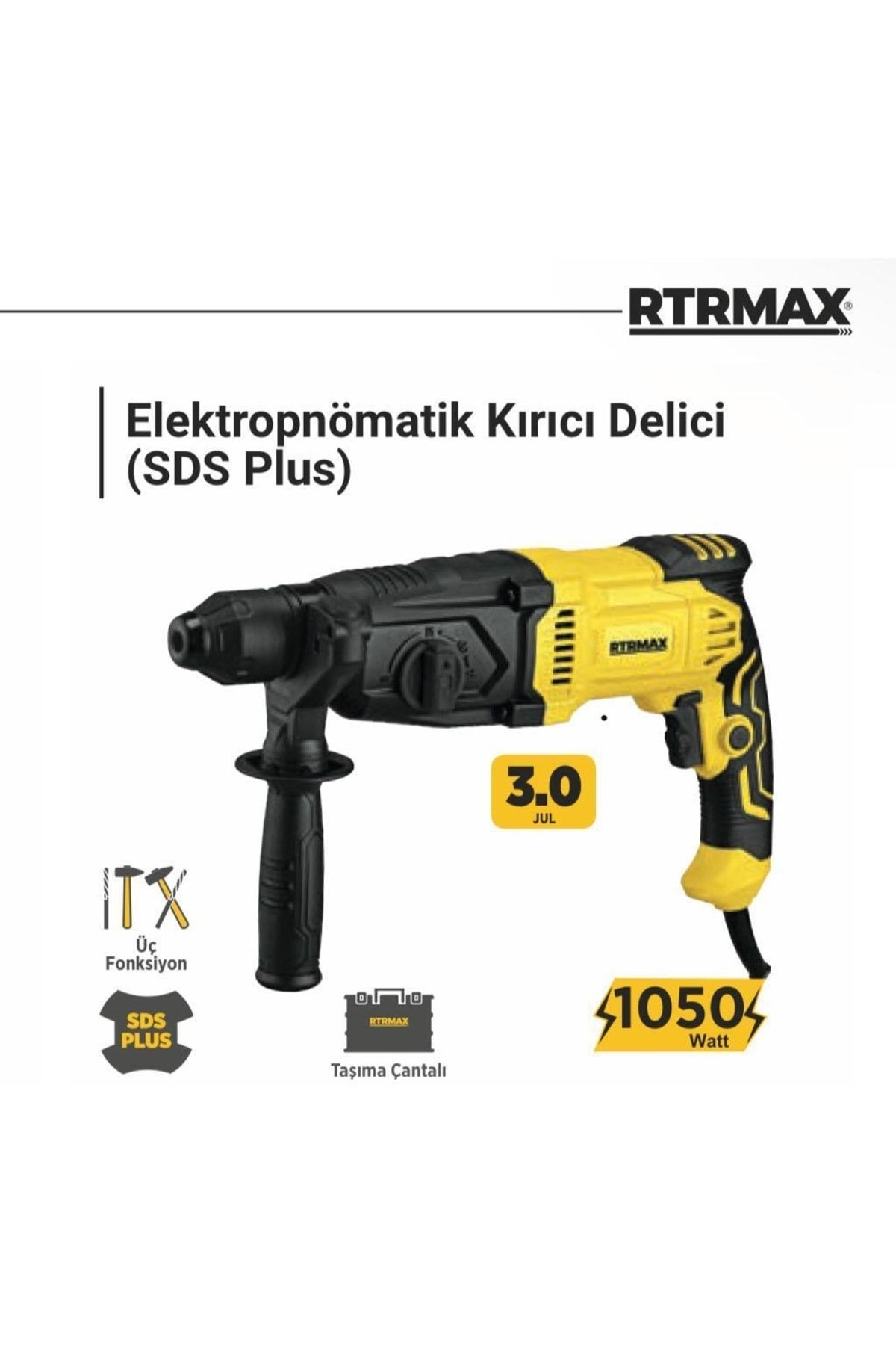 Rtrmax Elektropnömatik Kırıcı Delici (sds Plus) Rtm2290