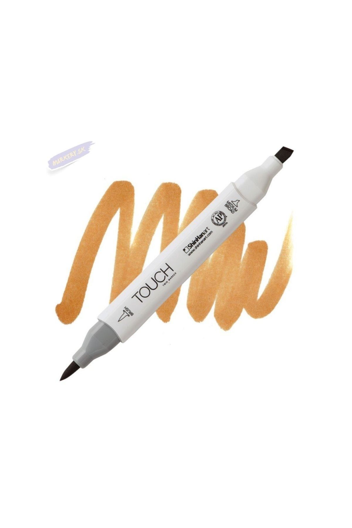 Shinhan Art Touch Twın Brush Pen : Çift Taraflı Marker : Br103 Potato Brown