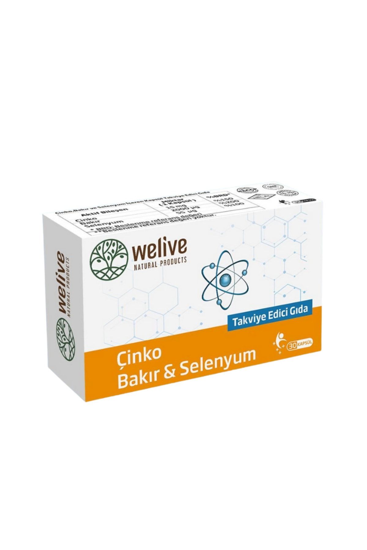 Welive Çinko&bakır&selenyum Takviye Edici Gıda