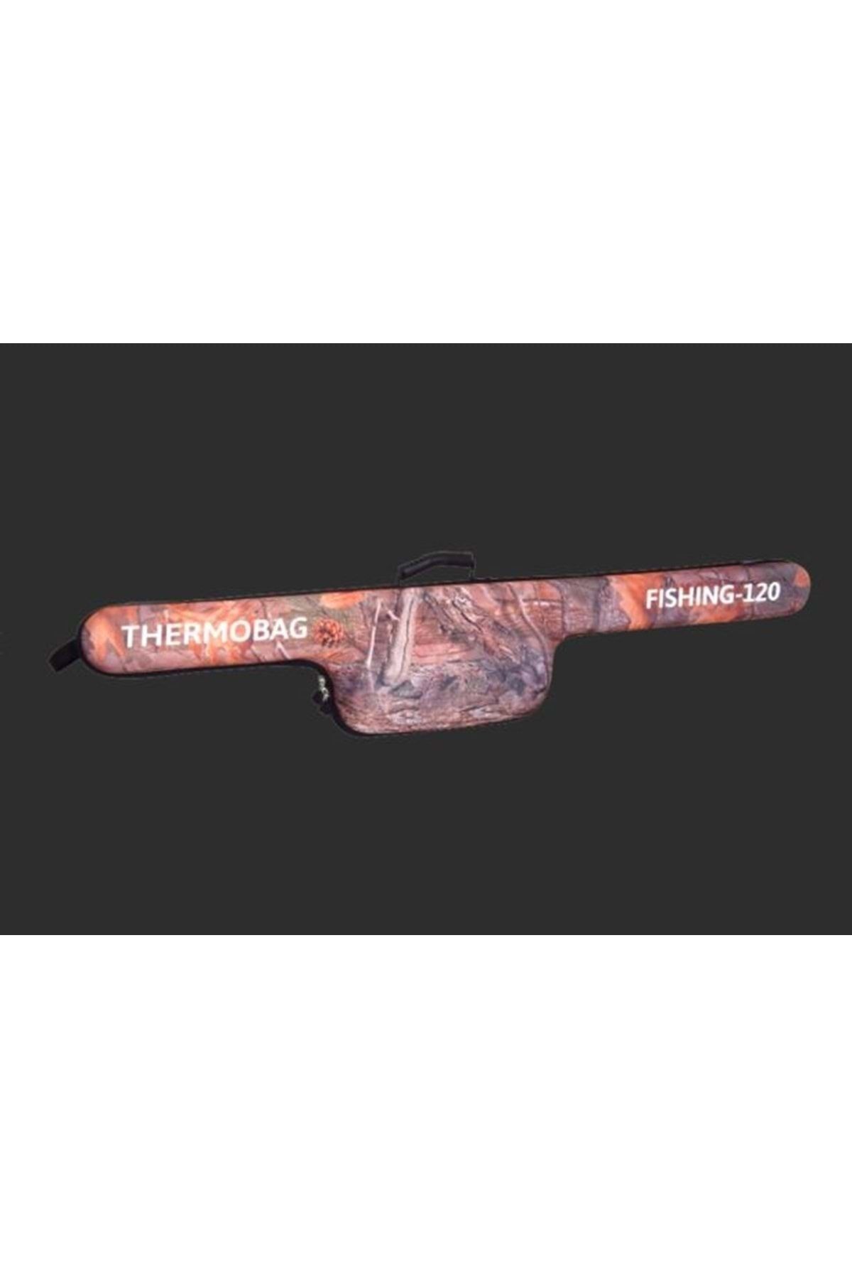 Thermo Bag Thermobag 120cm Olta Taşıma Çantası - Turuncu Yaprak Desenli