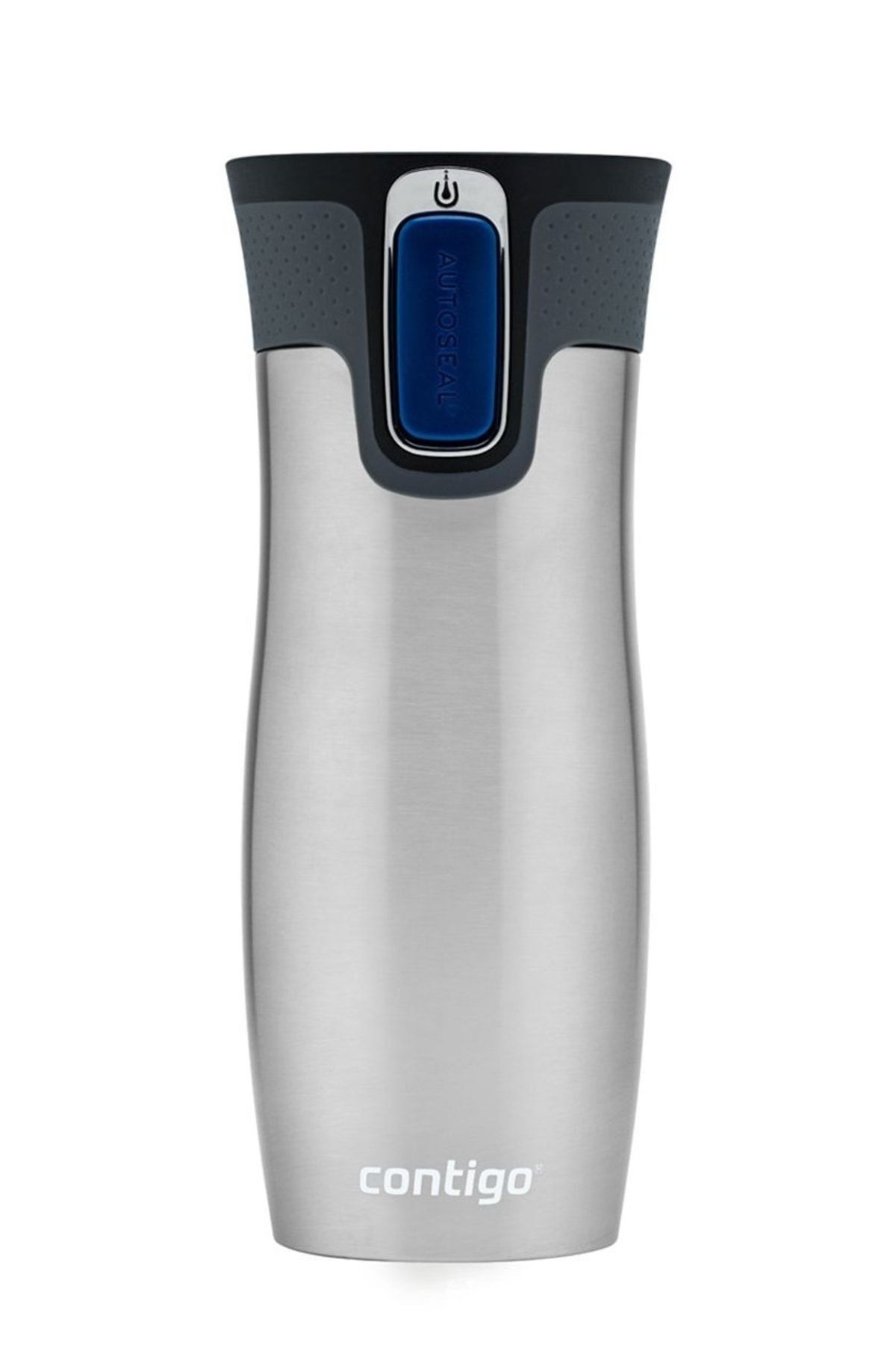 Contigo Westloop Vakumlu Termos Matara Tek El Bas Iç 470ml Gri