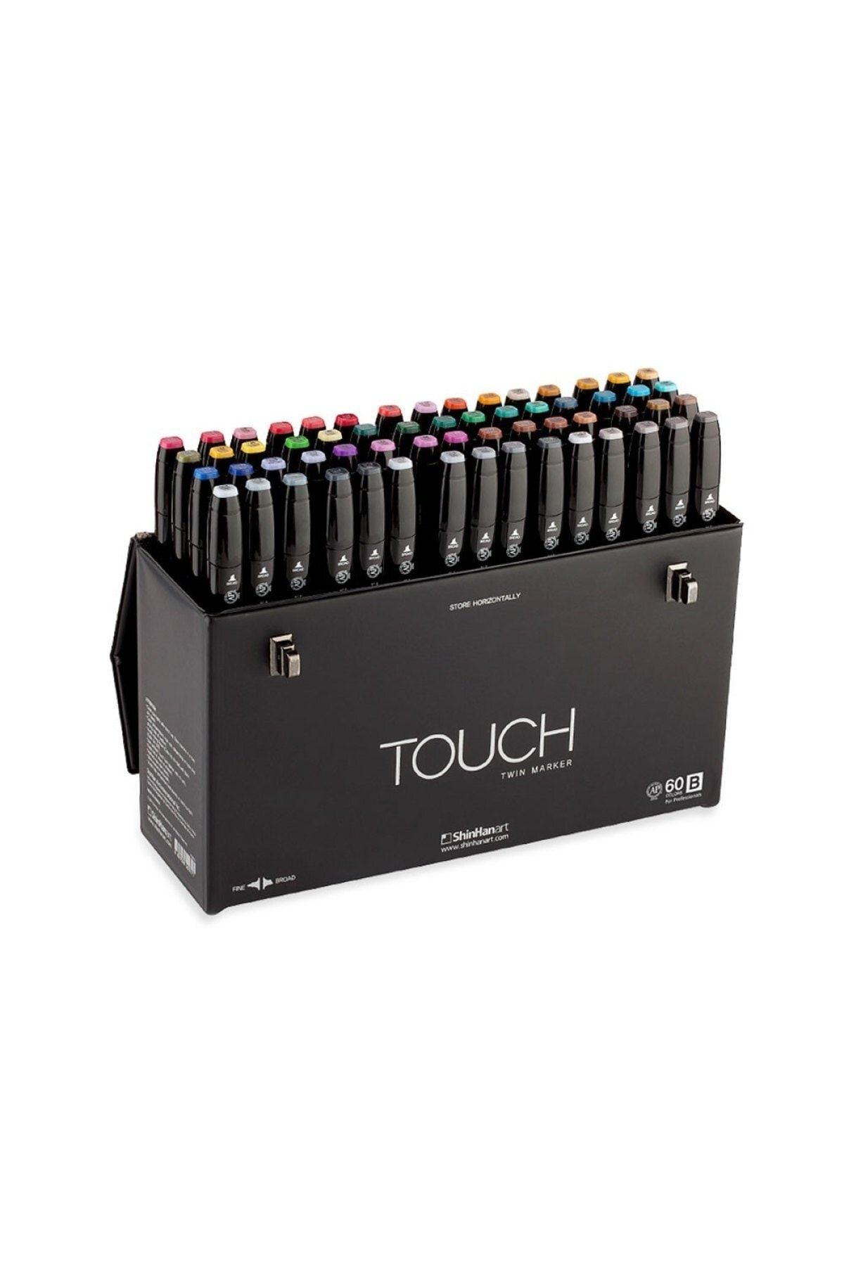 Shinhan Art Touch Twin Marker Pen : Çift Uçlu Marker Kalemi : 60lı Set B