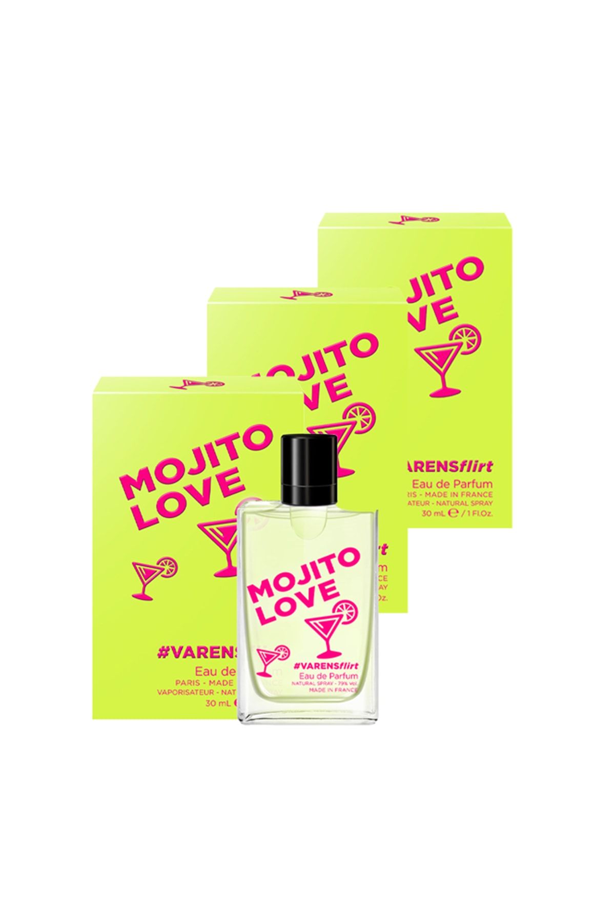 Ulric De Varens Varens Flirt Mojito Love 3'lü Set (3x30ml Edp ) Kadın Parfüm