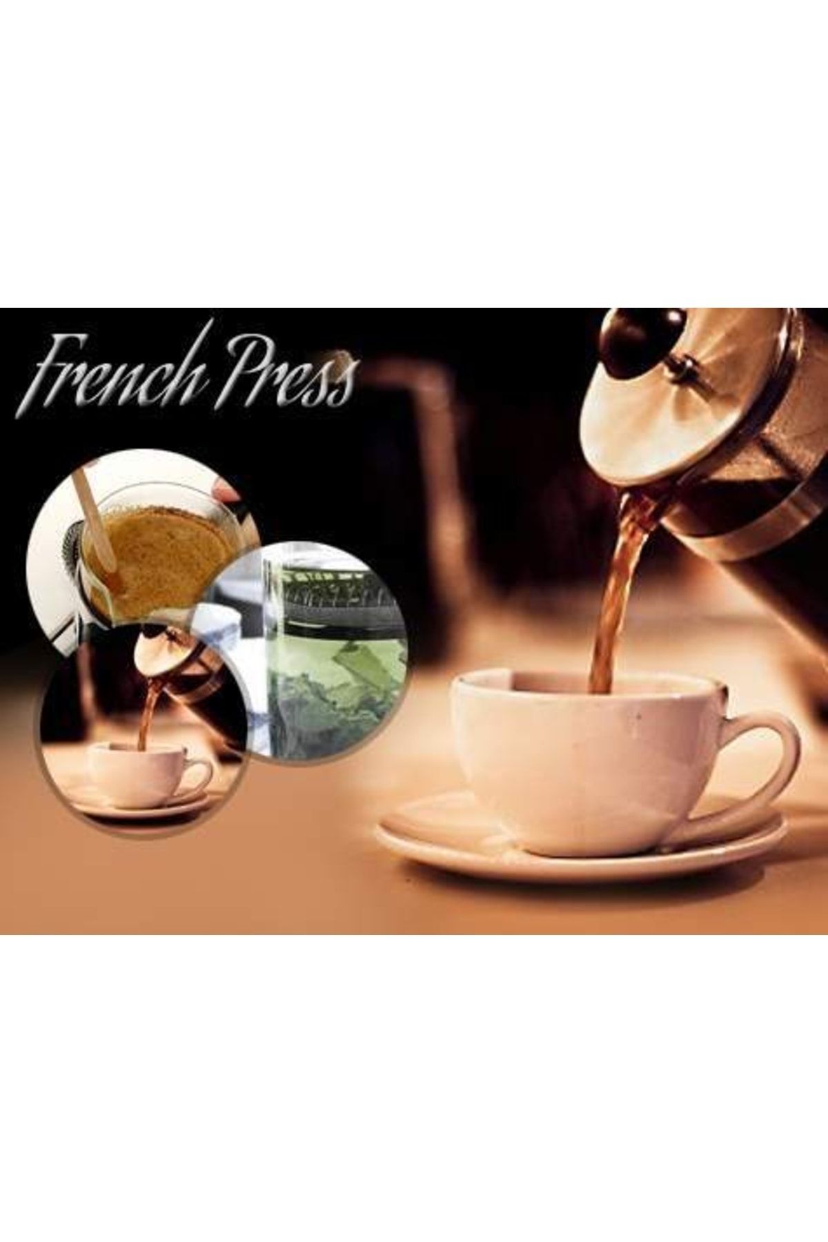 Genel Markalar French Press Süzgeçli Çay Ve Kahve Kupası (350 Ml) (lisinya)