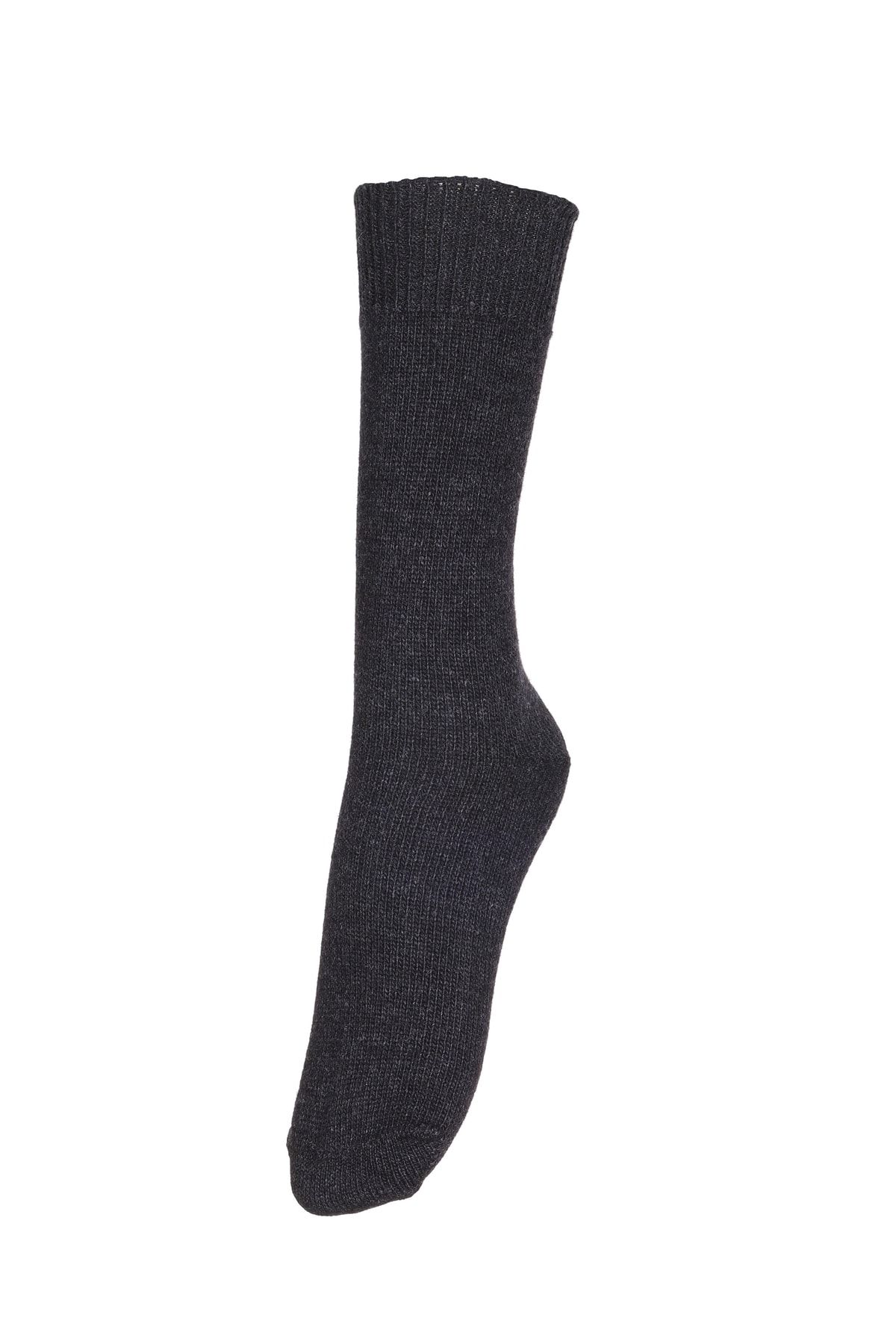 Fonem Erkek Düz Dikişsiz Yünlü Çorap Fo 8000 Antrasit