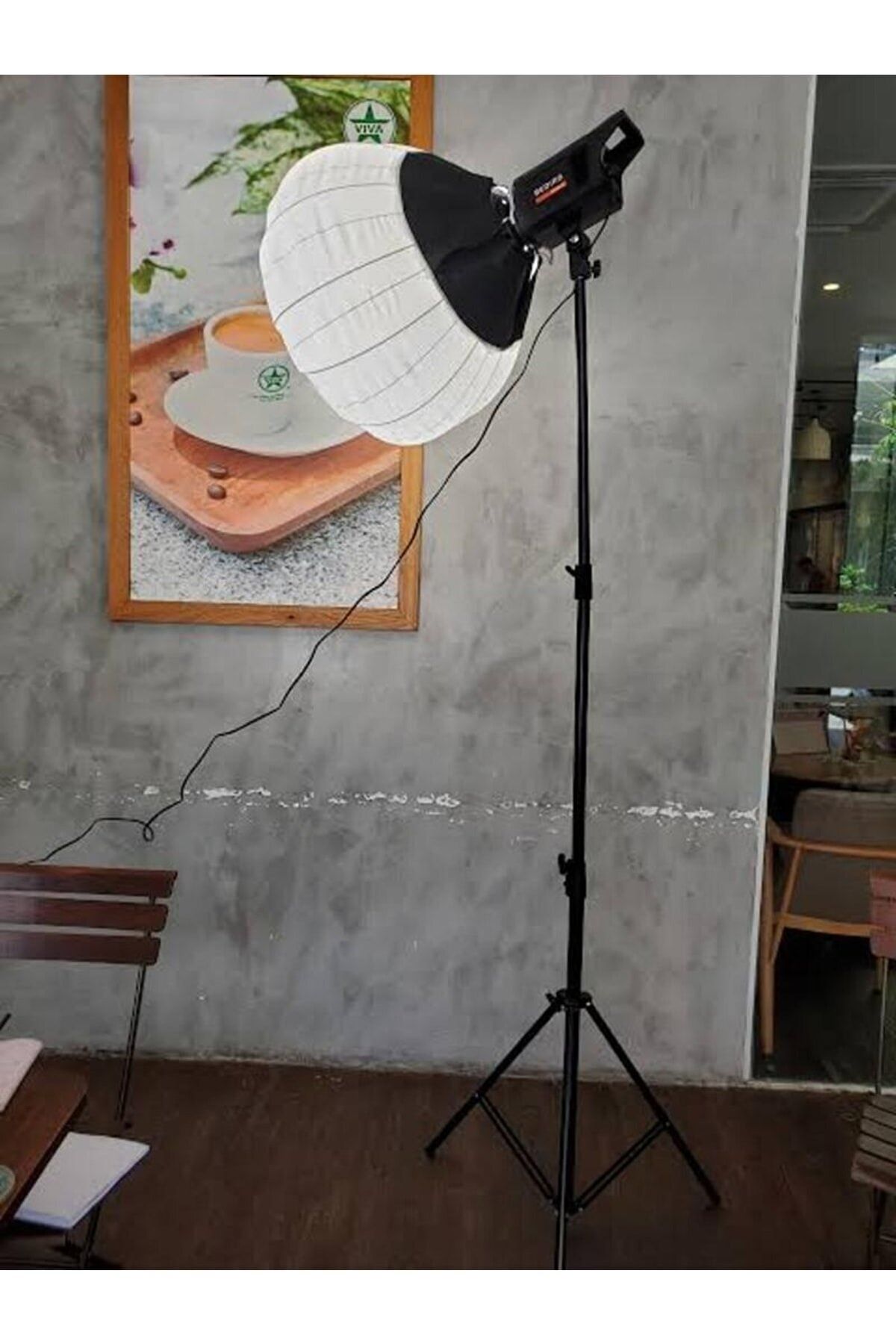 VOOKA 100w 65 Cm Light Işık Tripodlu Kısılabilir Aydınlatma Led Video Işığı 3200k Fotoğraf Stüdyosu Günışı