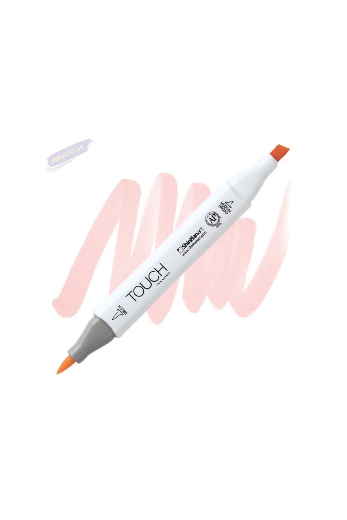 Shinhan Art Touch Twın Brush Pen : Çift Taraflı Marker : R139 Flesh