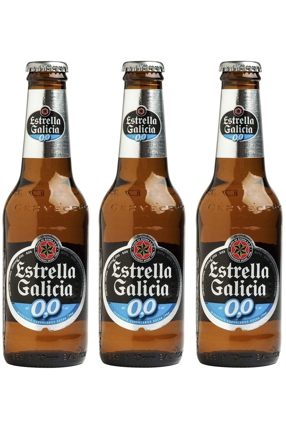 Estrella Galicia 0,0 Alkolsüz İçecek 25 ml X 3