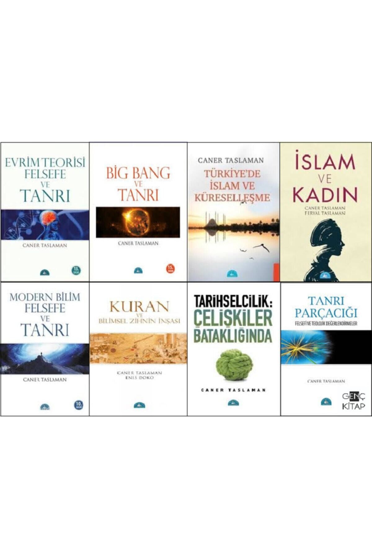 İstanbul Tıp Kitabevi Caner Taslaman 8 Kitap Set Evrim Teorisi Felsefe Tanrı Modern Bilim Kuran Bıg Bang