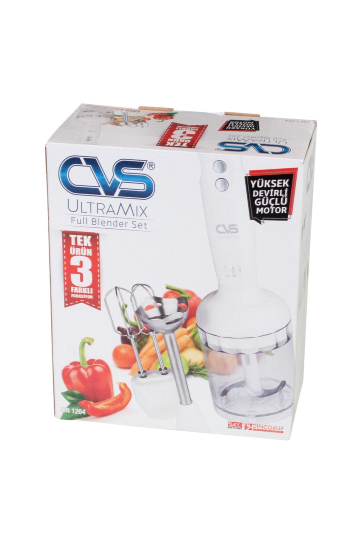CVS Dn1264 Full Ultramix Siyah Blender Seti
