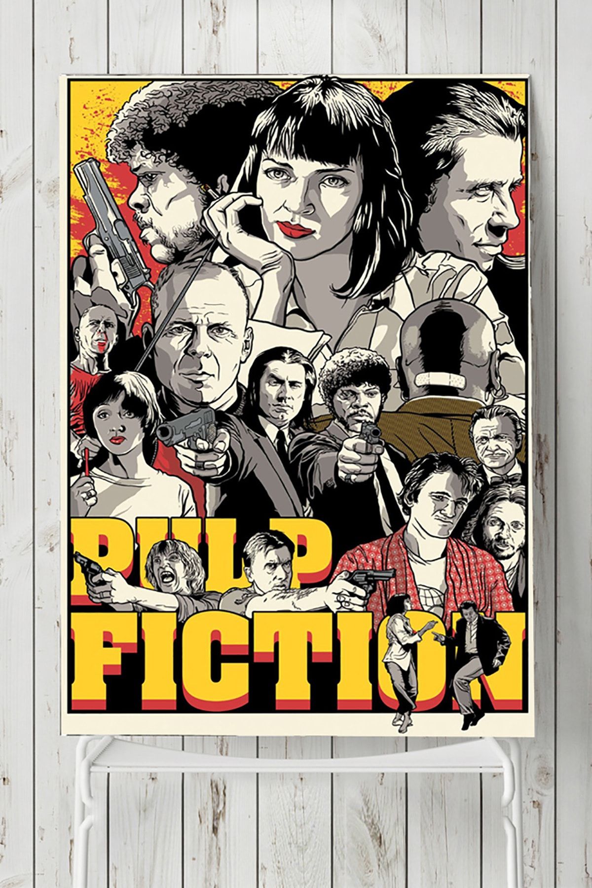 Postermanya Pulp Fiction Film Afişi Poster (40x60cm)