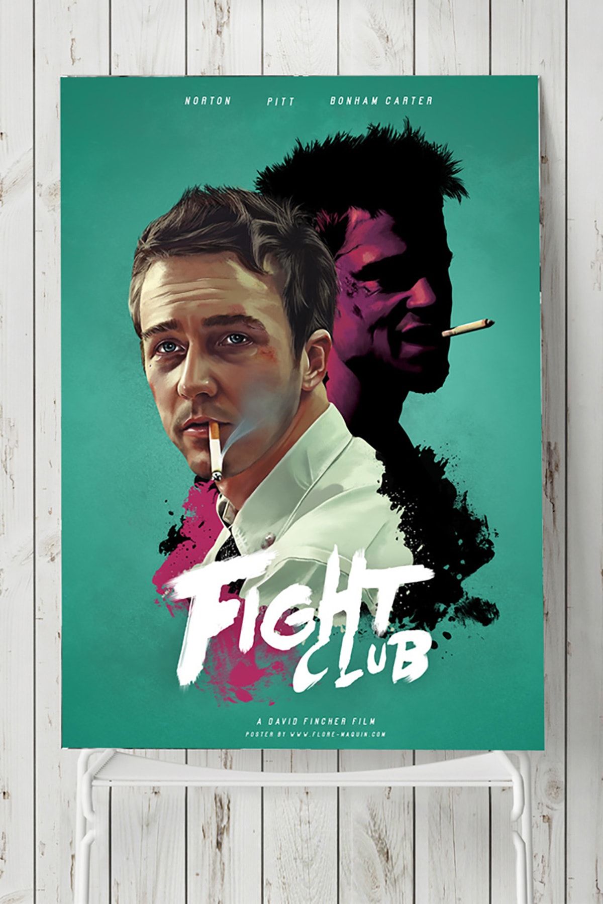 Postermanya Fight Club-dövüş Kulübü Film Afişi Poster 20 (40x60cm)