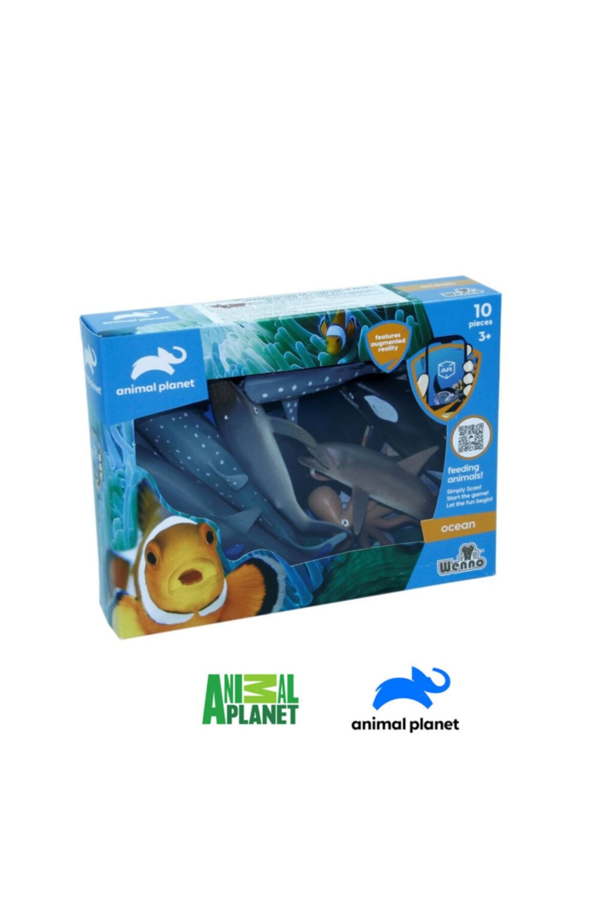 Animal Planet Okyanus Hayvanları Kutulu 10'lu Hayvan Oyun Seti